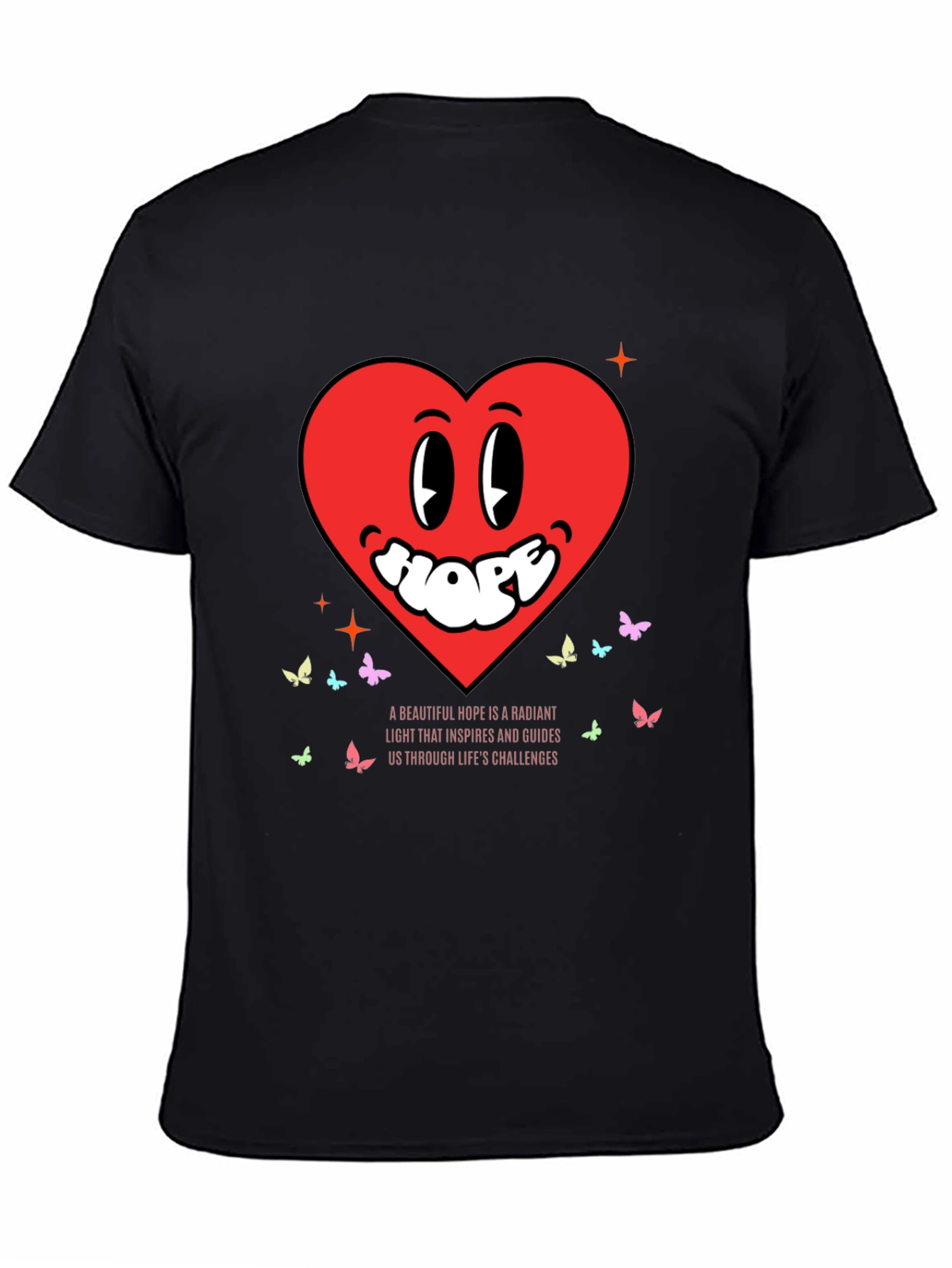 Hopeful Heart Tee - Radiant Light Inspiration