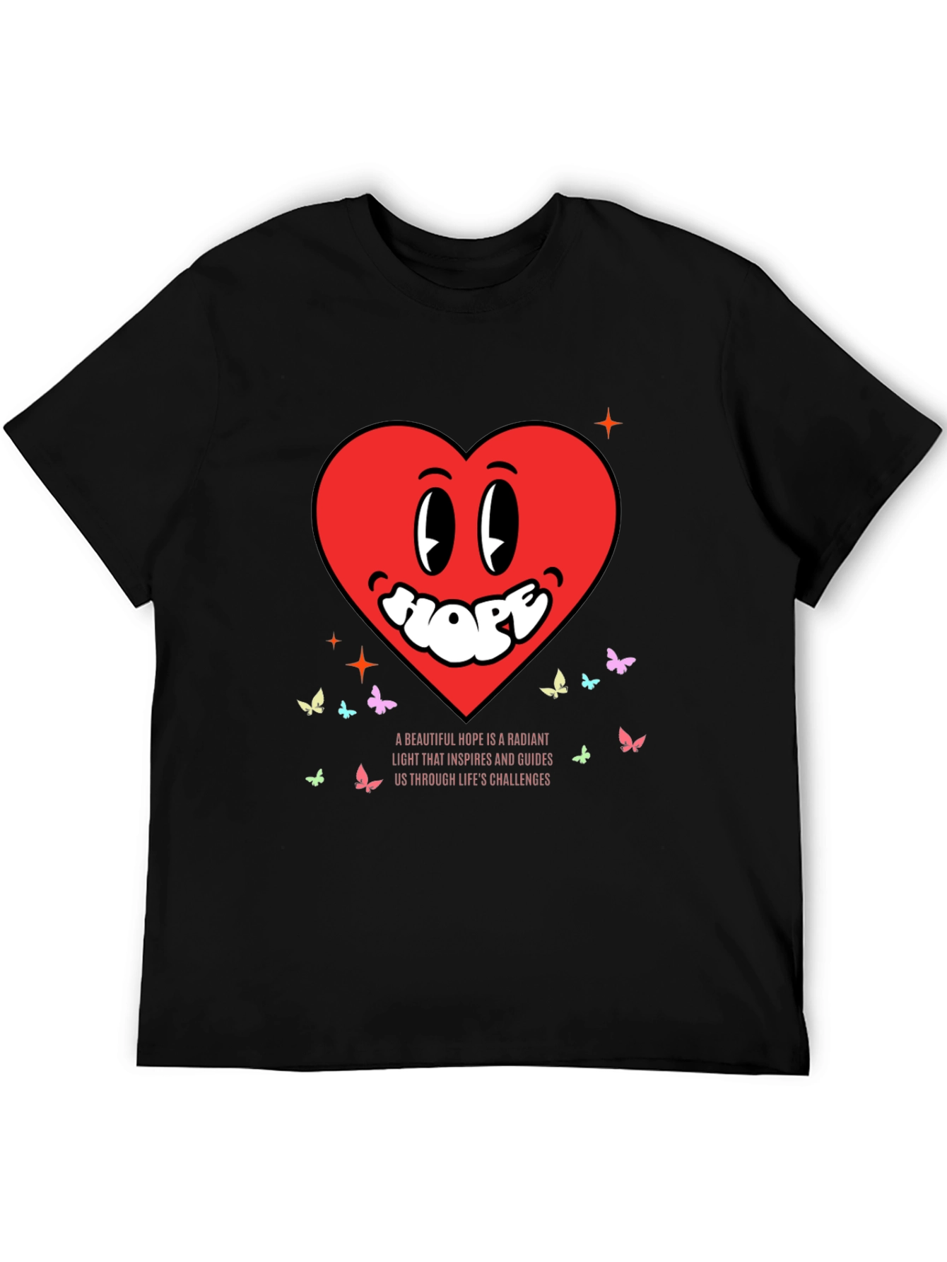 Hopeful Heart Tee - Radiant Light Inspiration