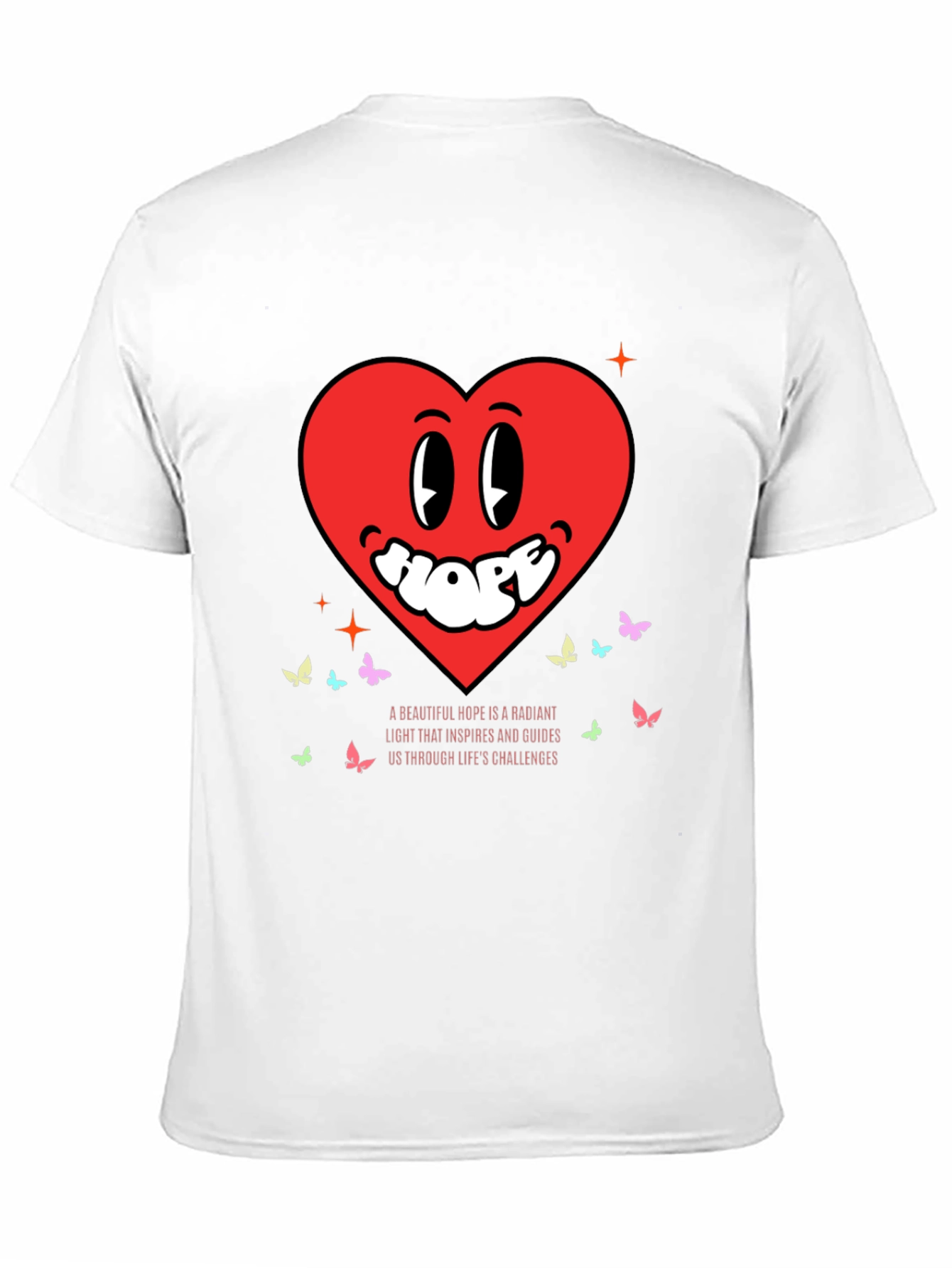 Hopeful Heart Tee - Radiant Light Inspiration