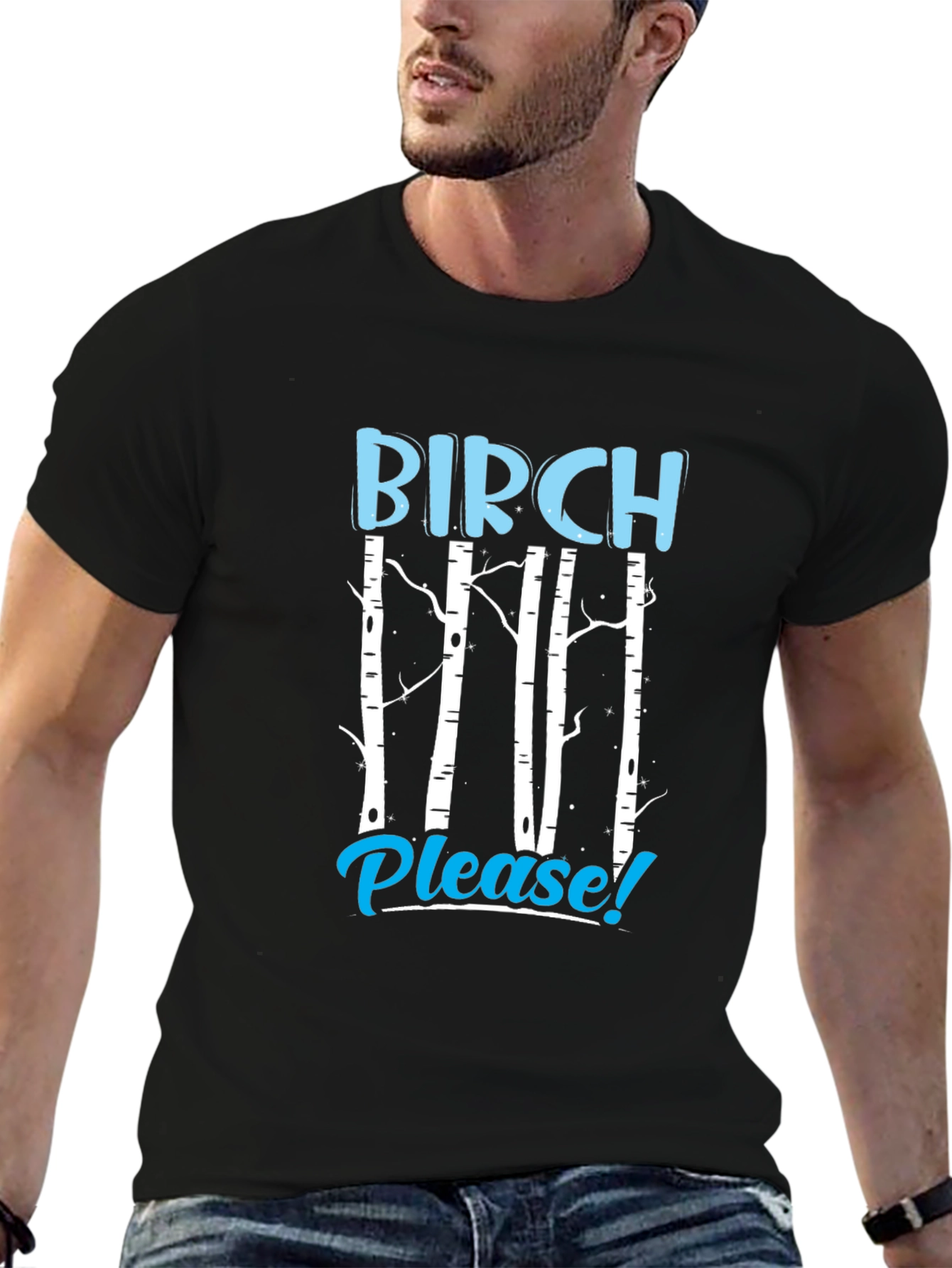 Birch Please! Graphic Tee - Funny Nature Lover Shirt