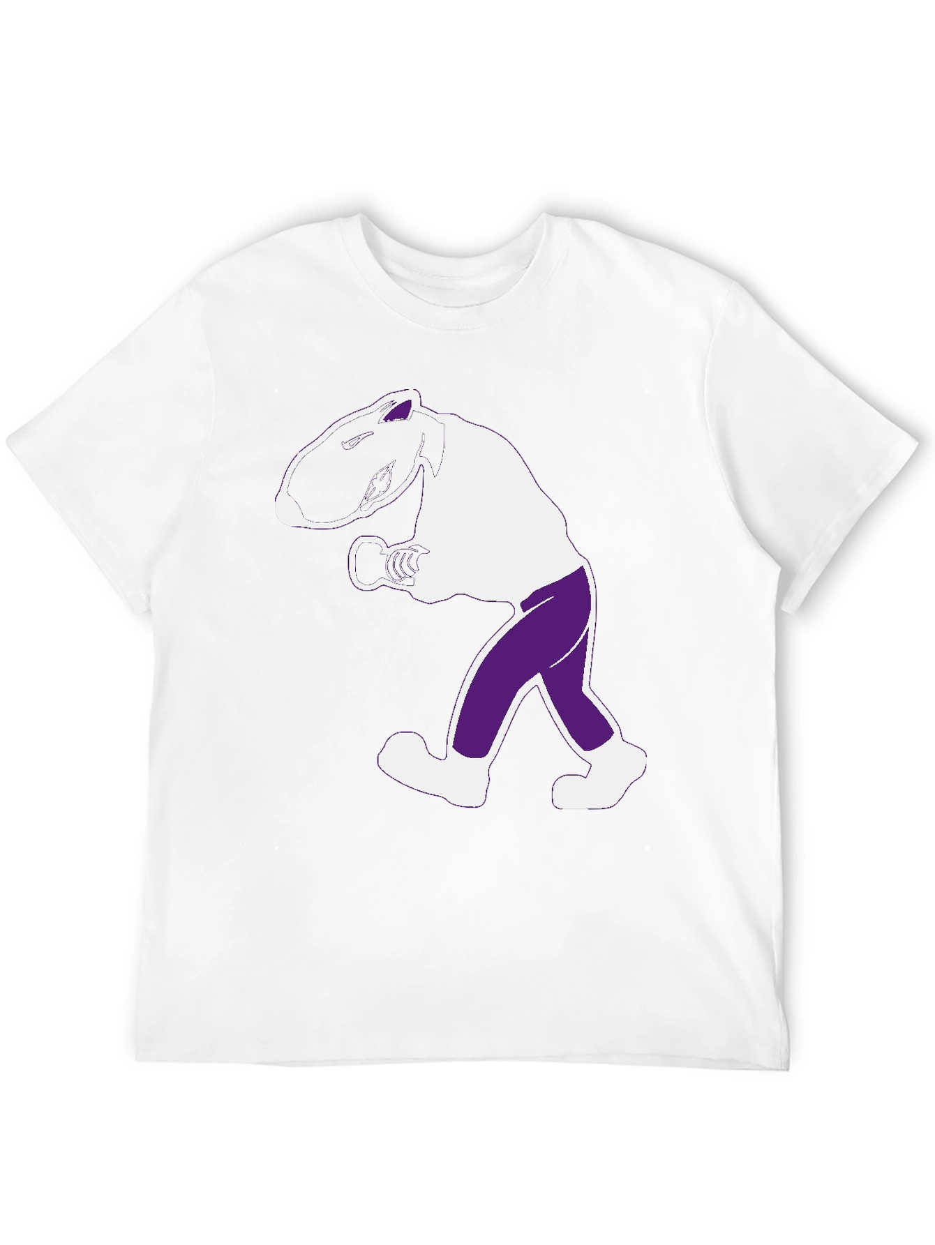 Funny Cartoon Animal Graphic Tee - Black