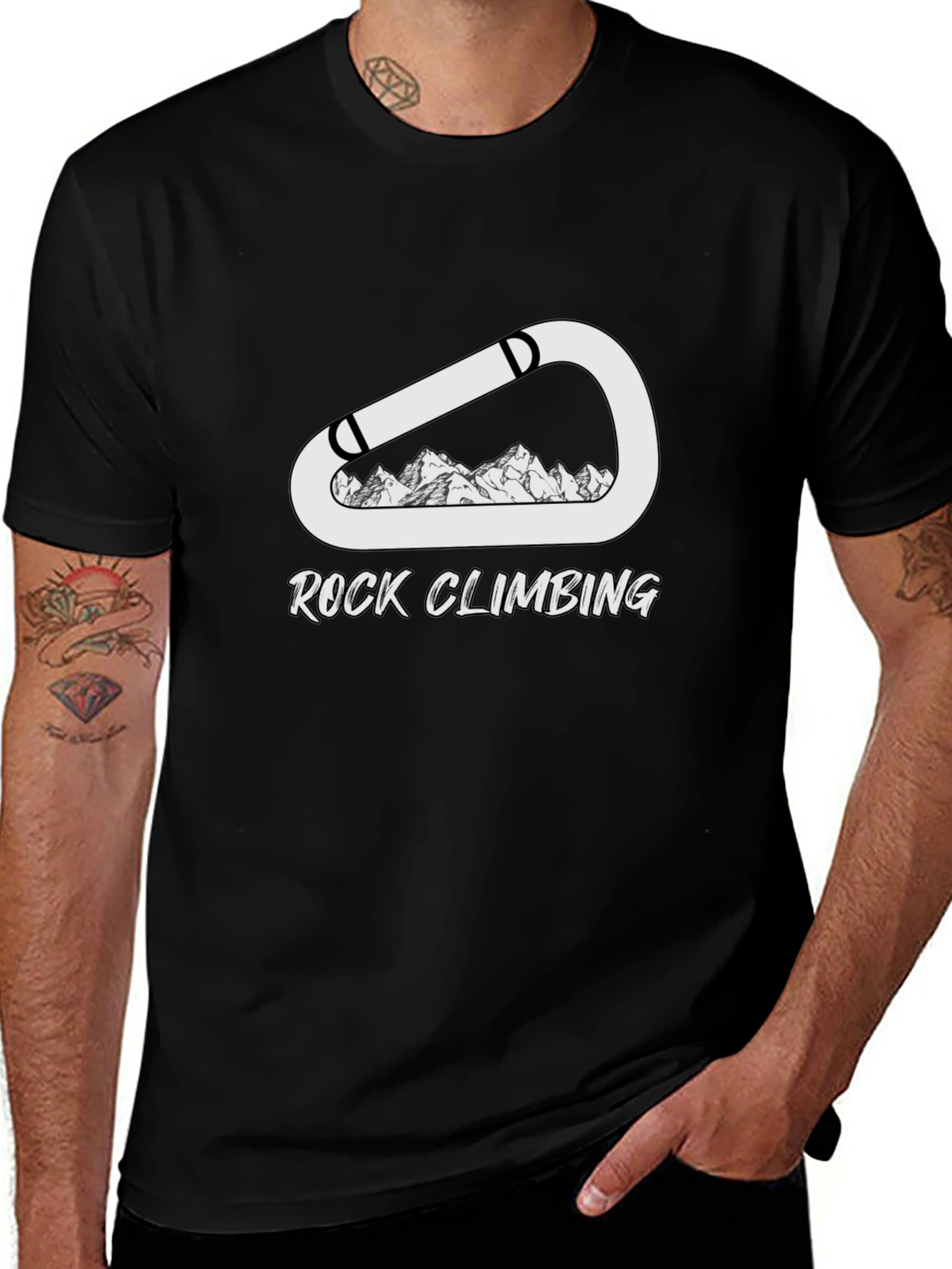 Rock Climbing Carabiner T-Shirt