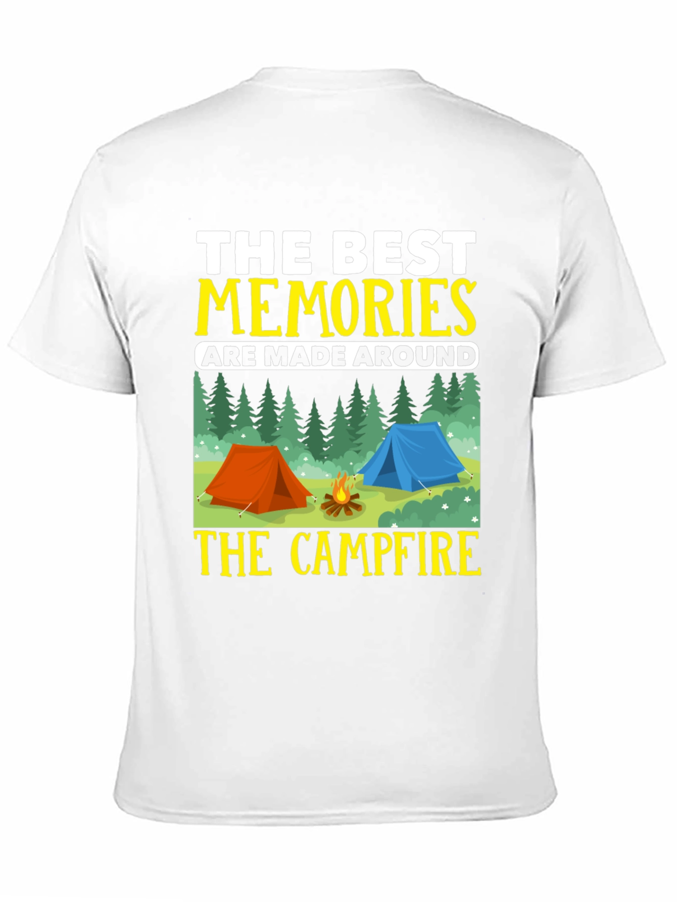 Camping Memories T-Shirt - Campfire Design