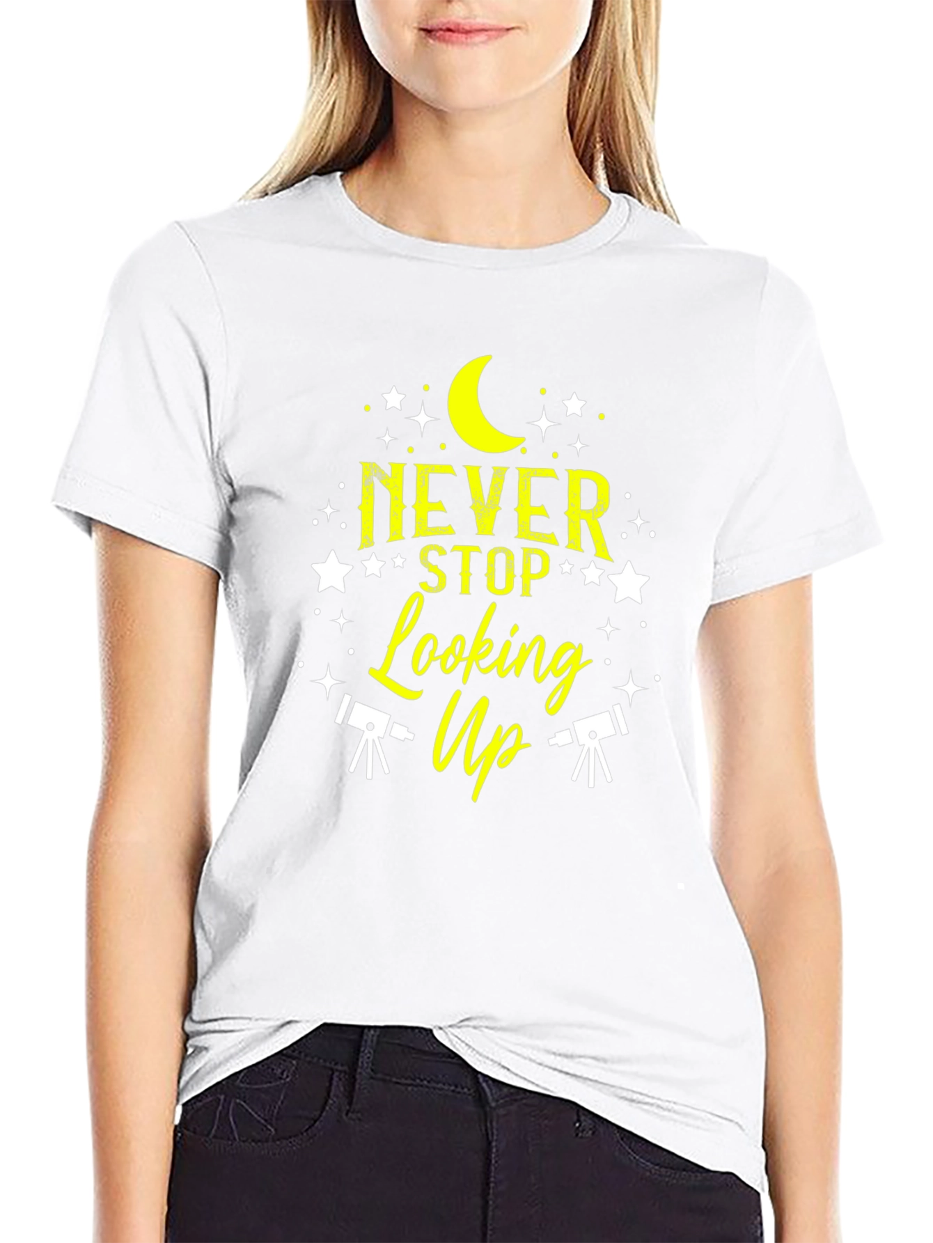 Never Stop Looking Up Graphic T-Shirt