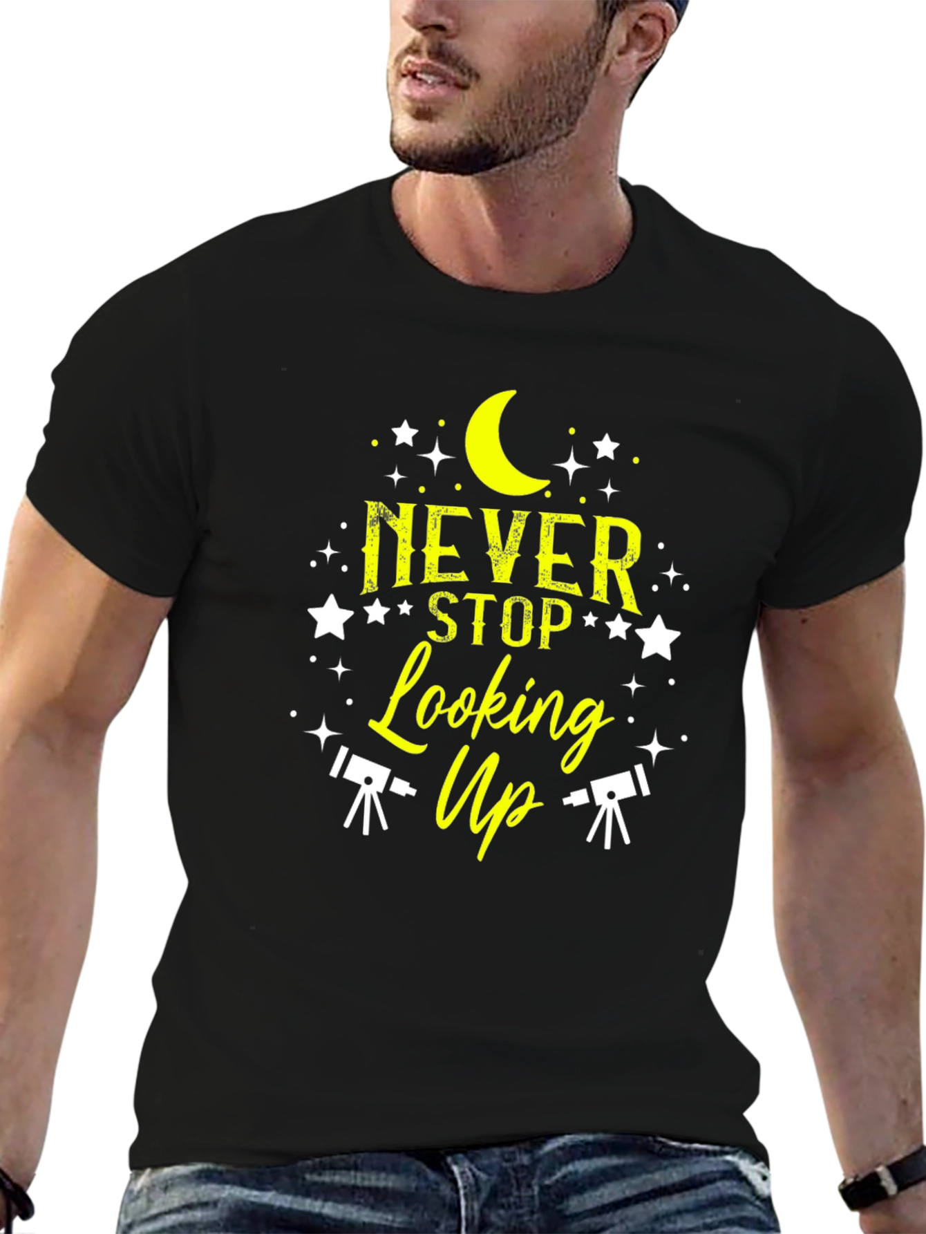Never Stop Looking Up Graphic T-Shirt