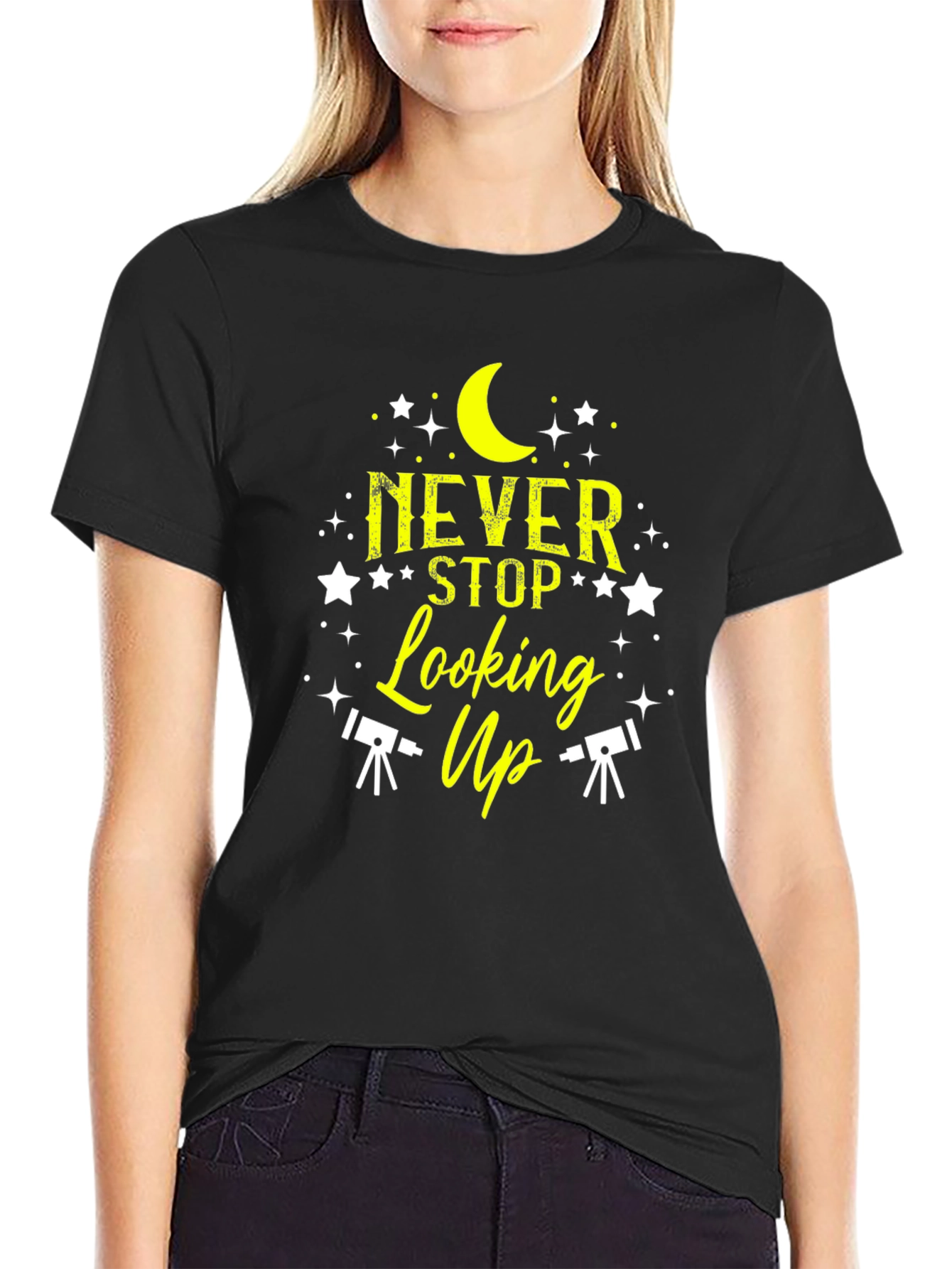 Never Stop Looking Up Graphic T-Shirt