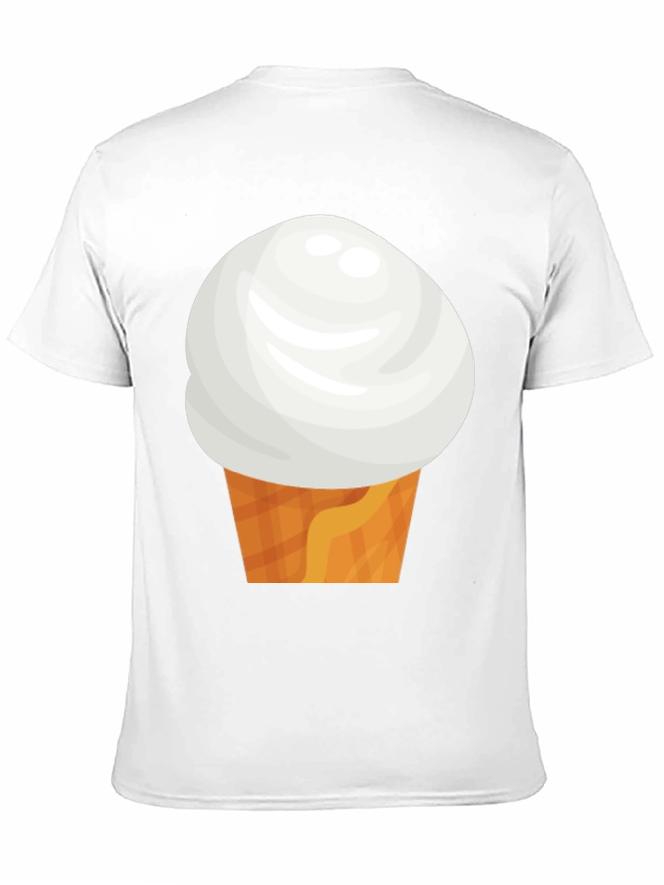 Ice Cream Cone Graphic Tee - Black Casual Shirt