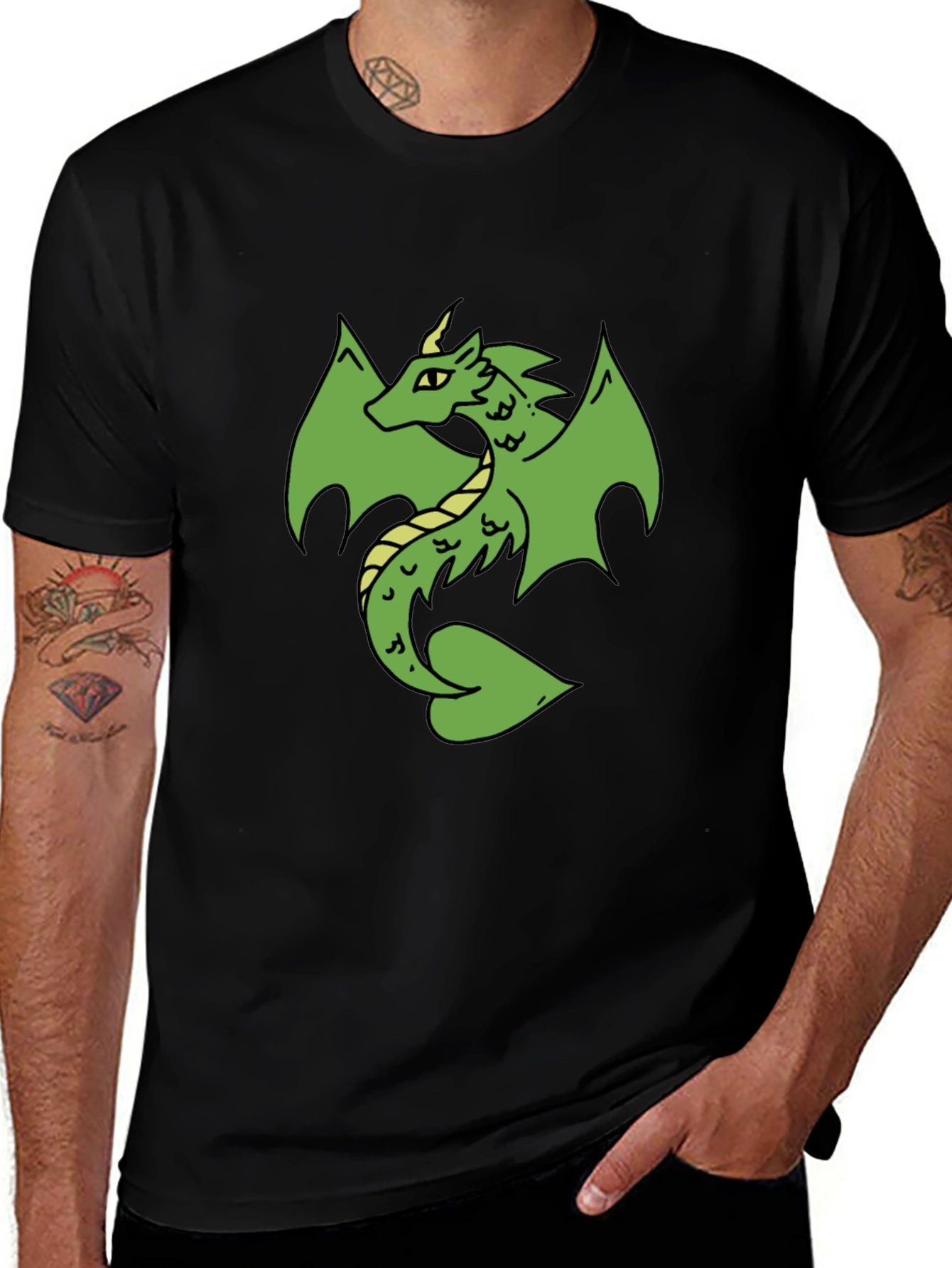 Dragon Graphic Black T-Shirt