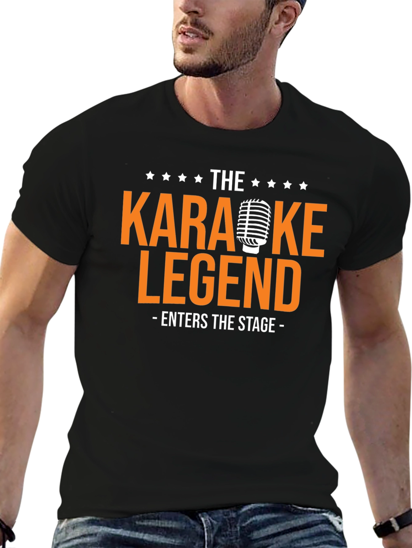Karaoke Legend Graphic T-Shirt - Music Lover Tee