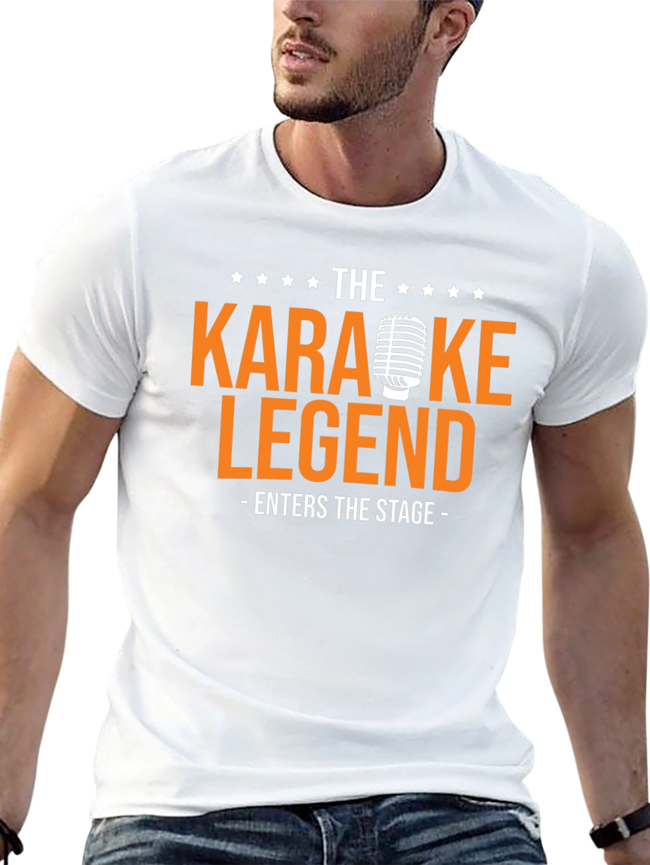 Karaoke Legend Graphic T-Shirt - Music Lover Tee