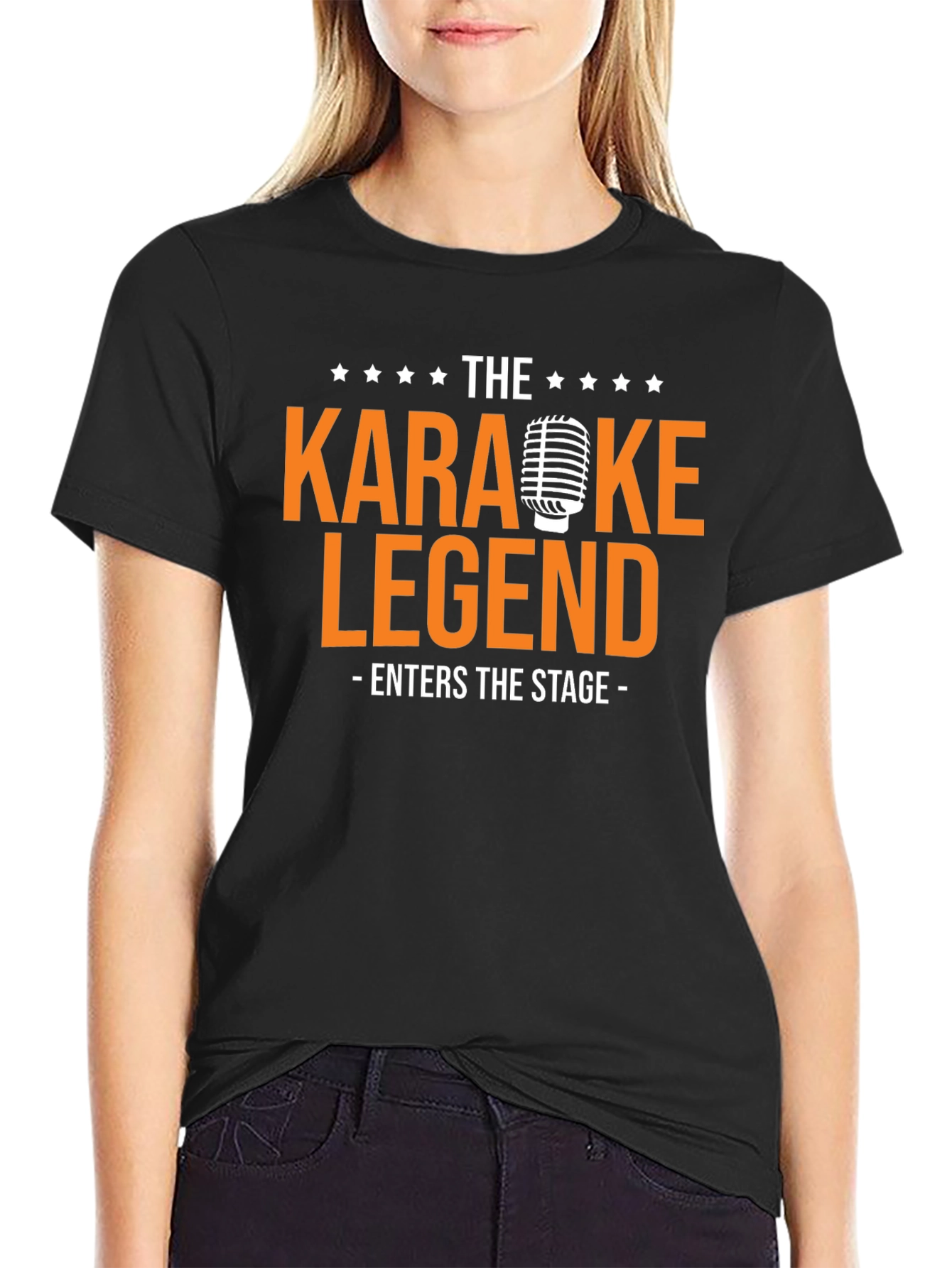 Karaoke Legend Graphic T-Shirt - Music Lover Tee