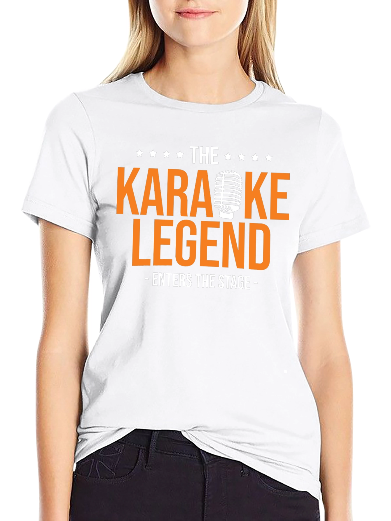 Karaoke Legend Graphic T-Shirt - Music Lover Tee