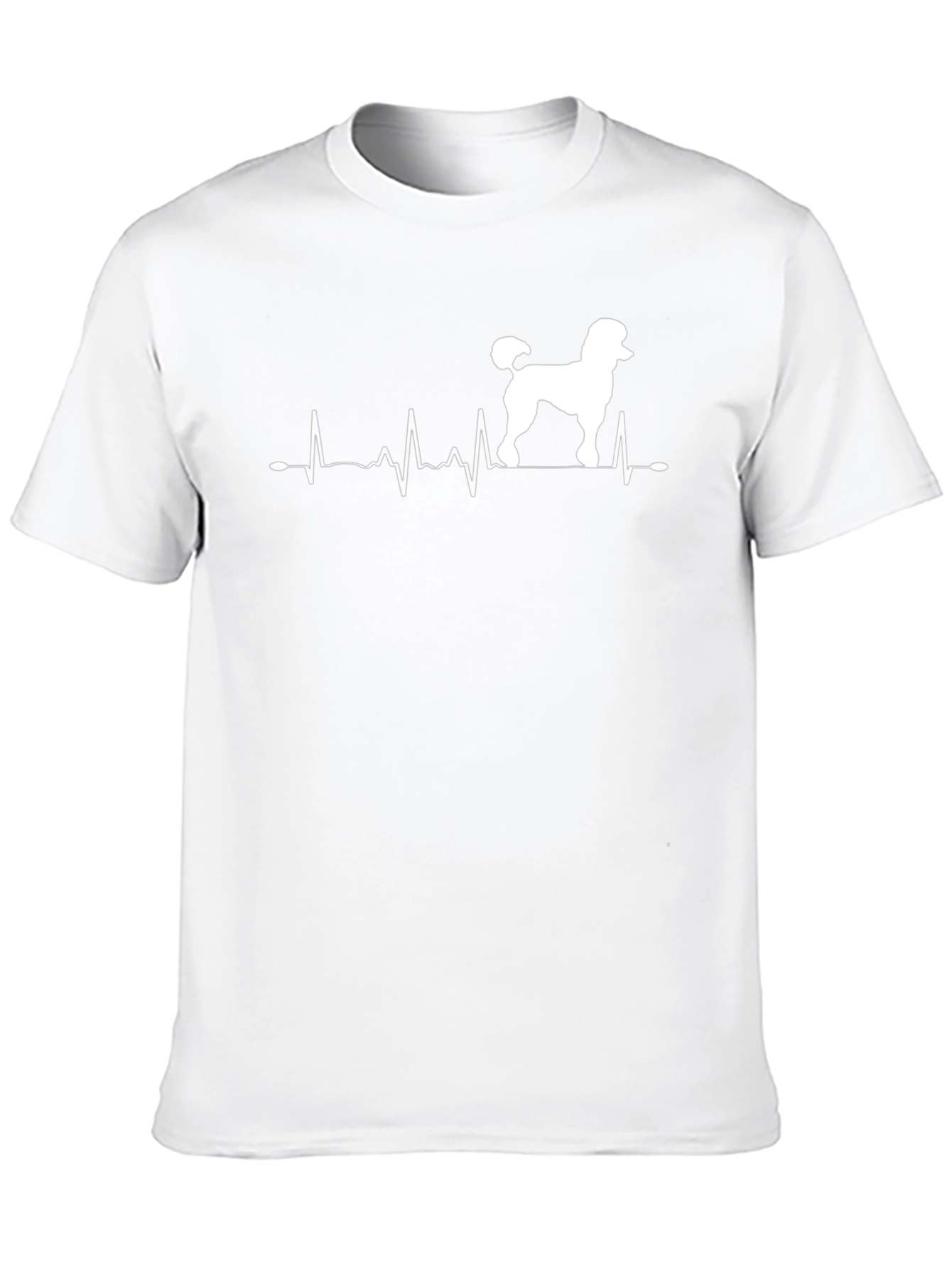 Poodle Heartbeat T-Shirt - Dog Lover Tee