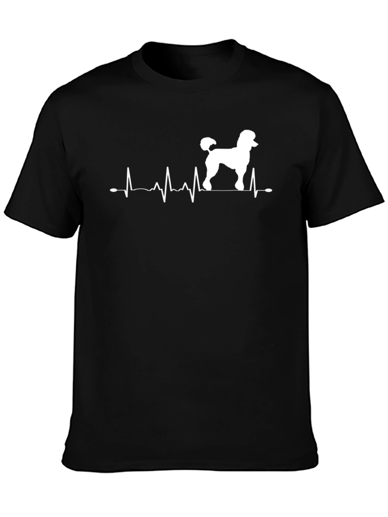 Poodle Heartbeat T-Shirt - Dog Lover Tee