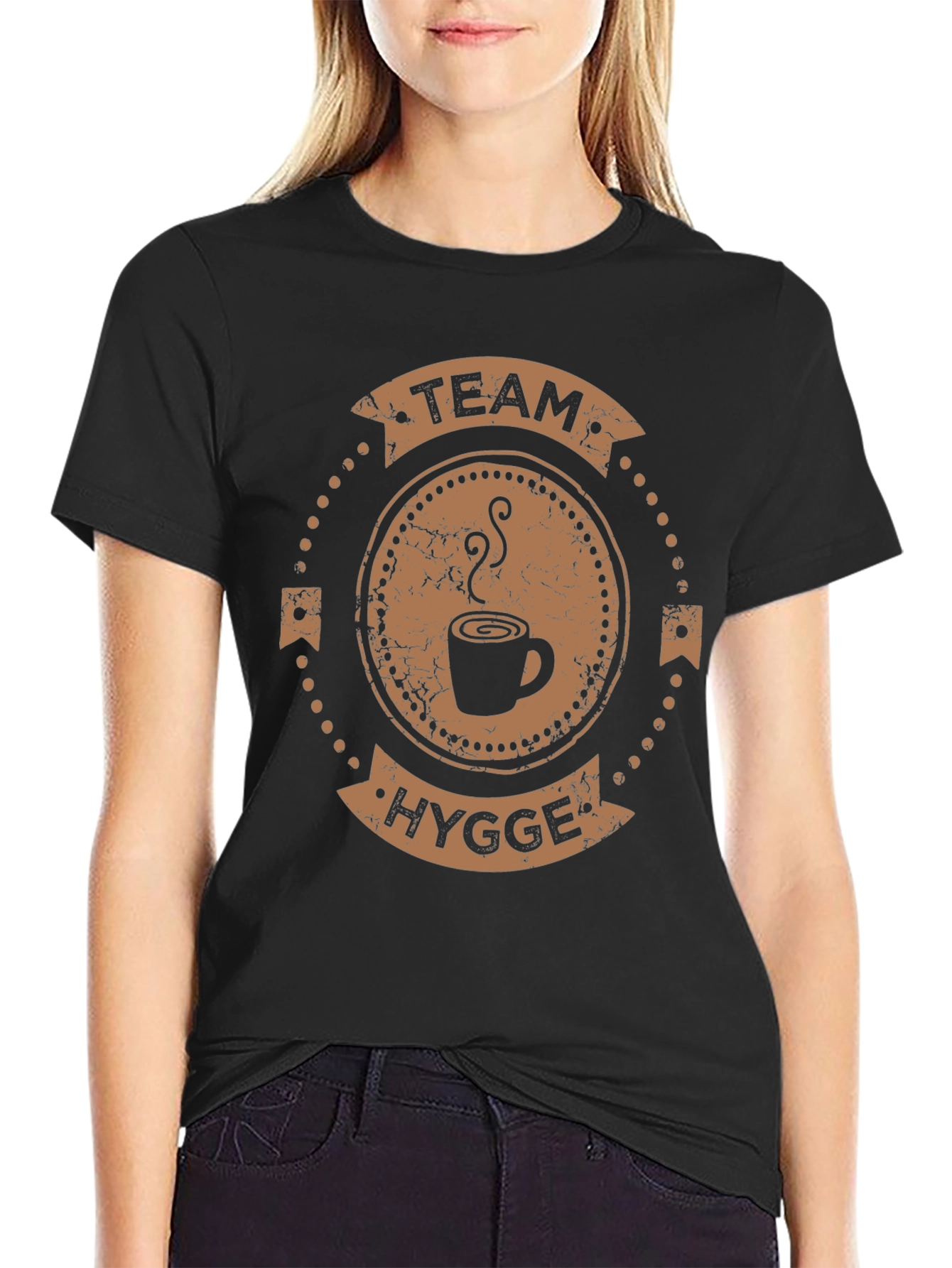 Team Hygge Coffee T-Shirt - Cozy & Stylish