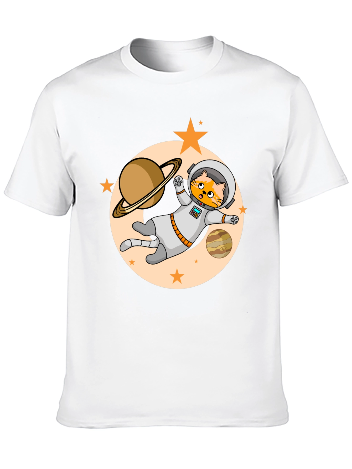 Astronaut Cat T-Shirt - Space Adventure