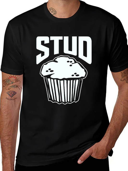 Stud Muffin T-Shirt - Funny Food Pun Tee