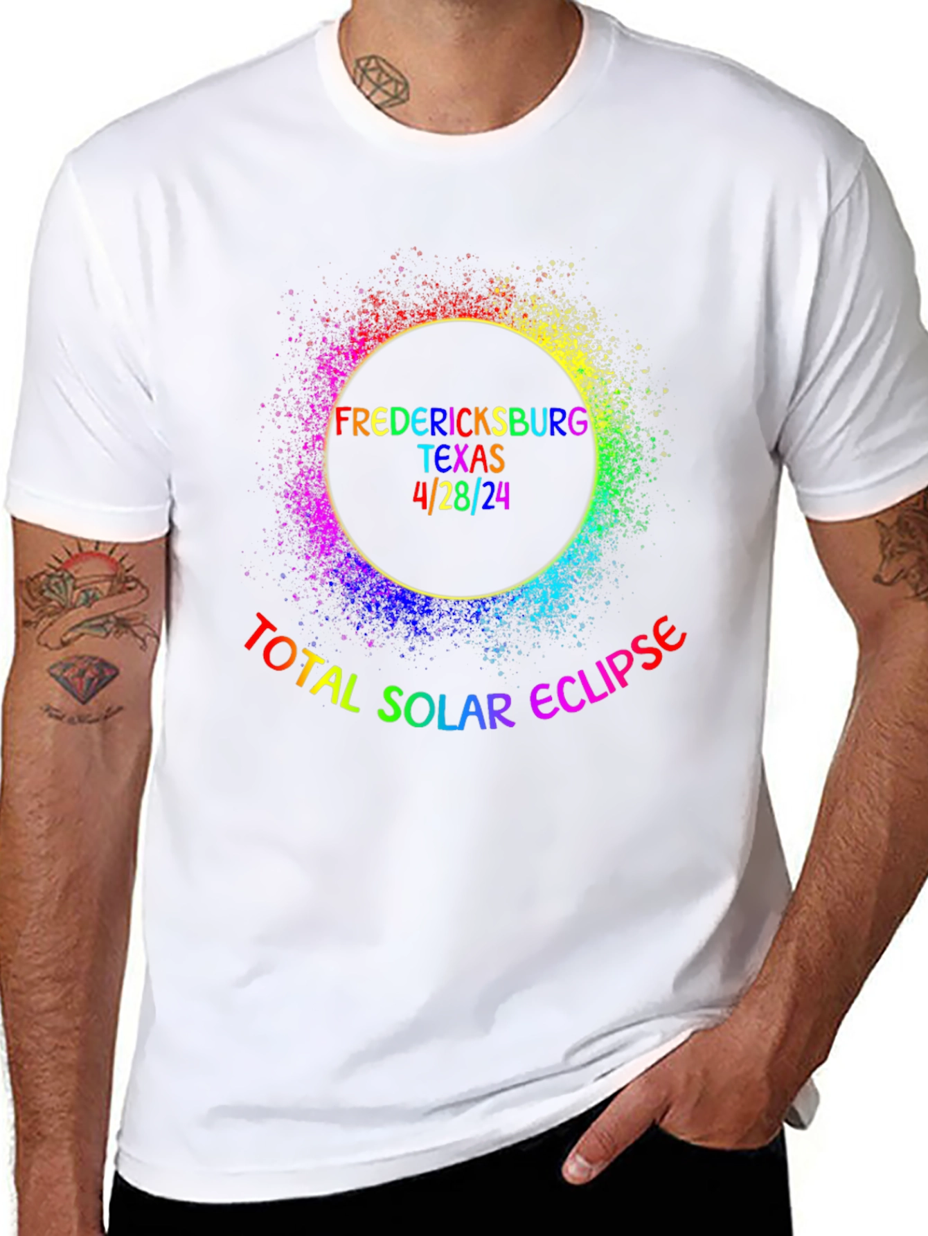Fredericksburg Texas Total Solar Eclipse T-Shirt