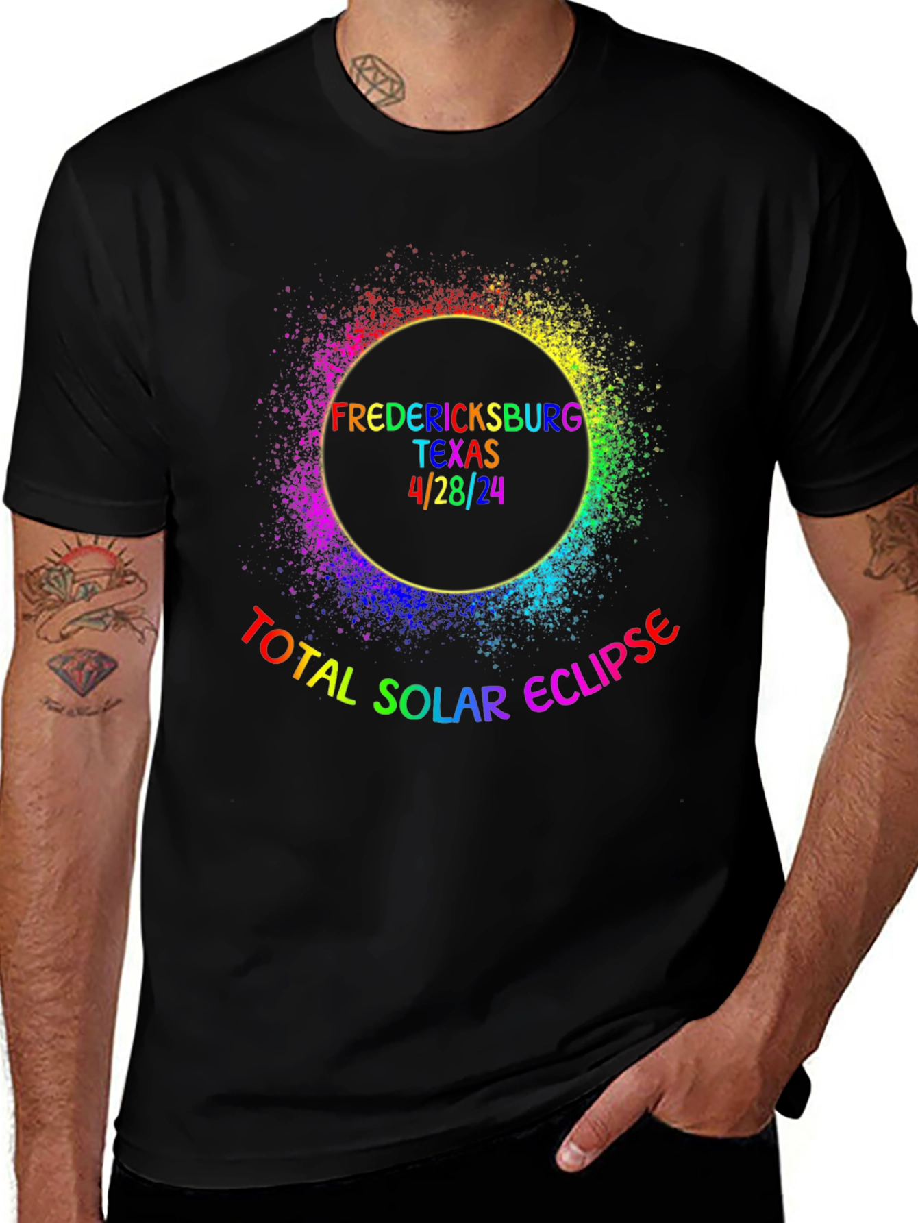 Fredericksburg Texas Total Solar Eclipse T-Shirt