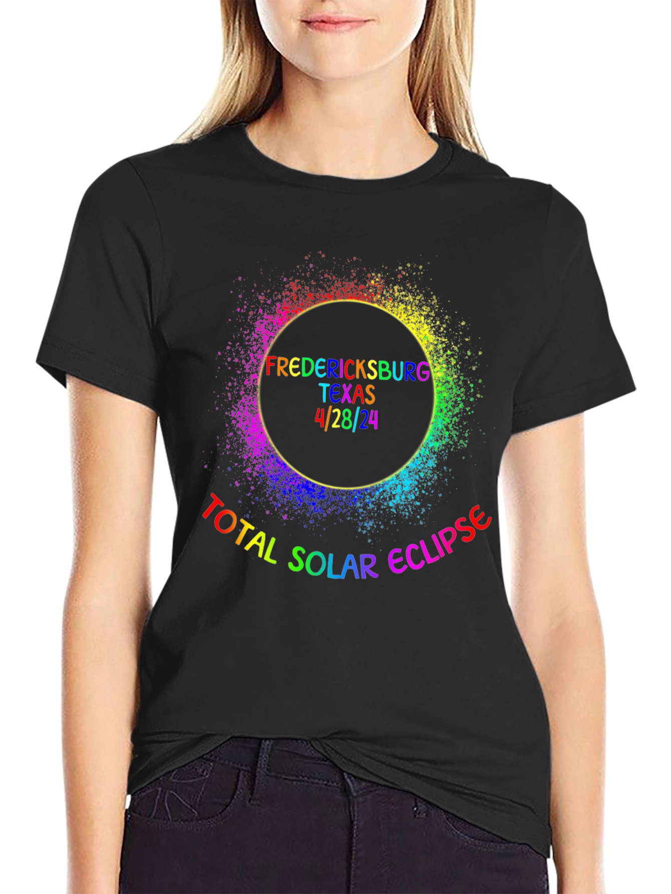 Fredericksburg Texas Total Solar Eclipse T-Shirt