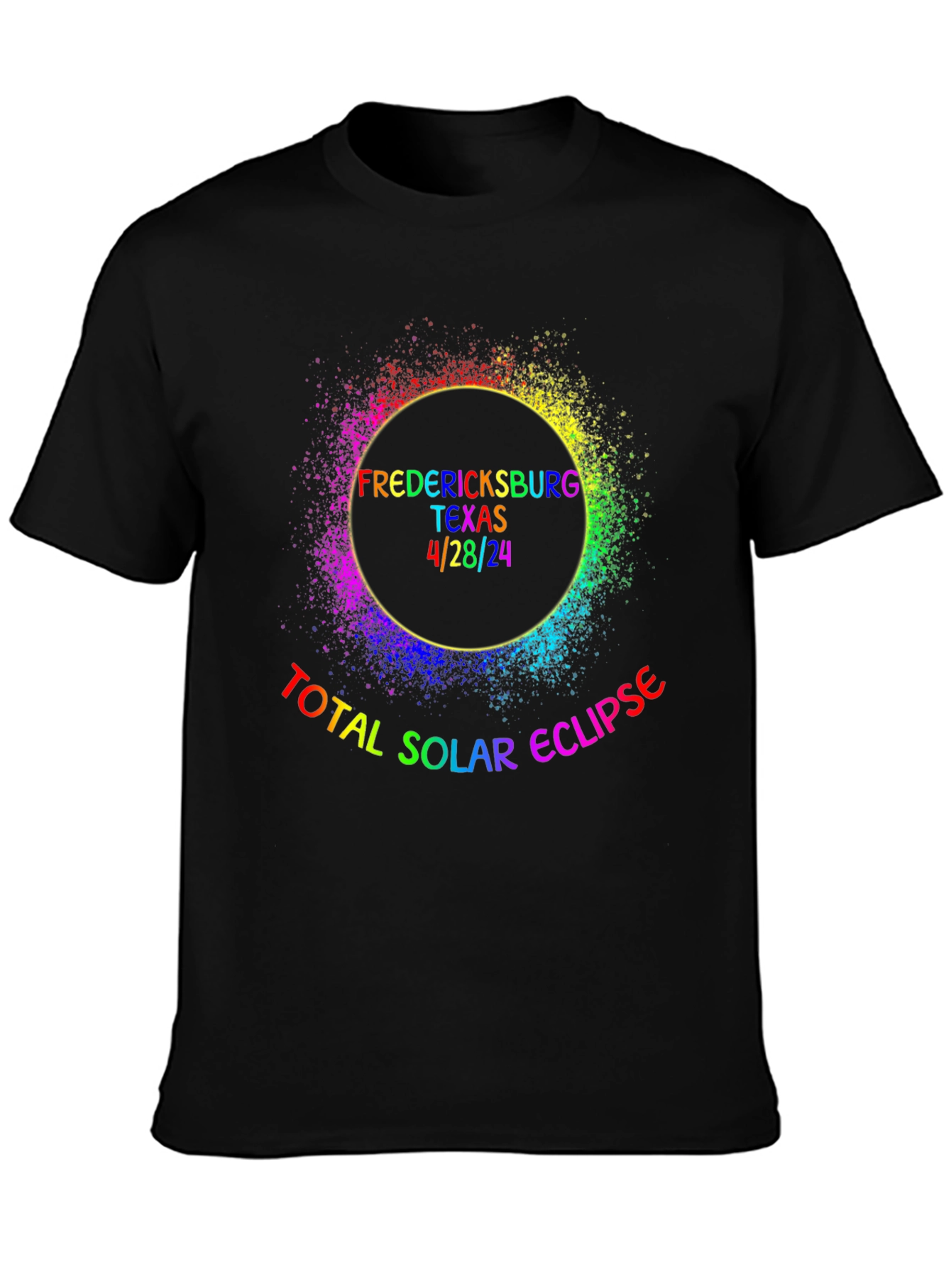 Fredericksburg Texas Total Solar Eclipse T-Shirt