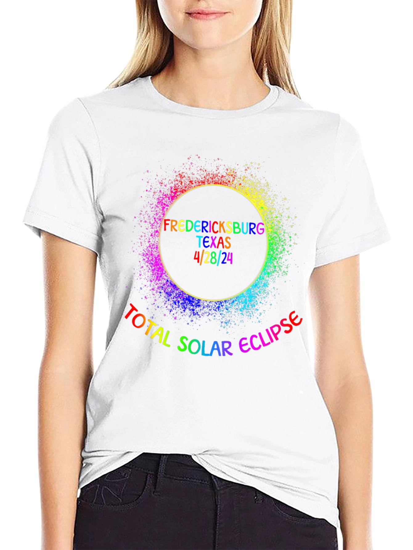 Fredericksburg Texas Total Solar Eclipse T-Shirt