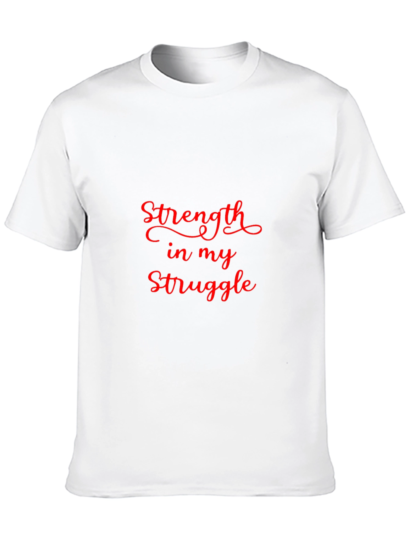 Strength in My Struggle Black T-Shirt