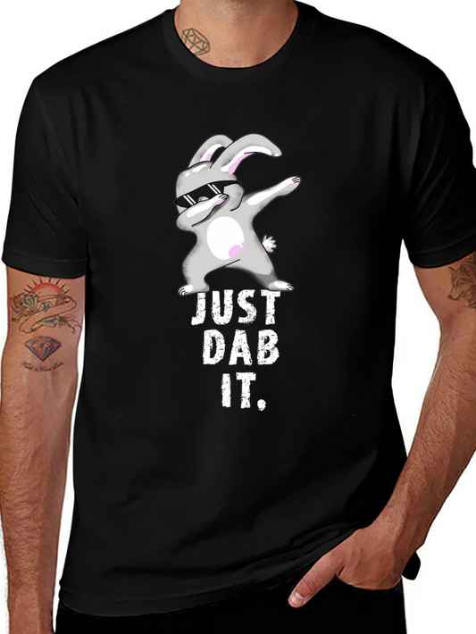 Just Dab It Bunny Graphic T-Shirt