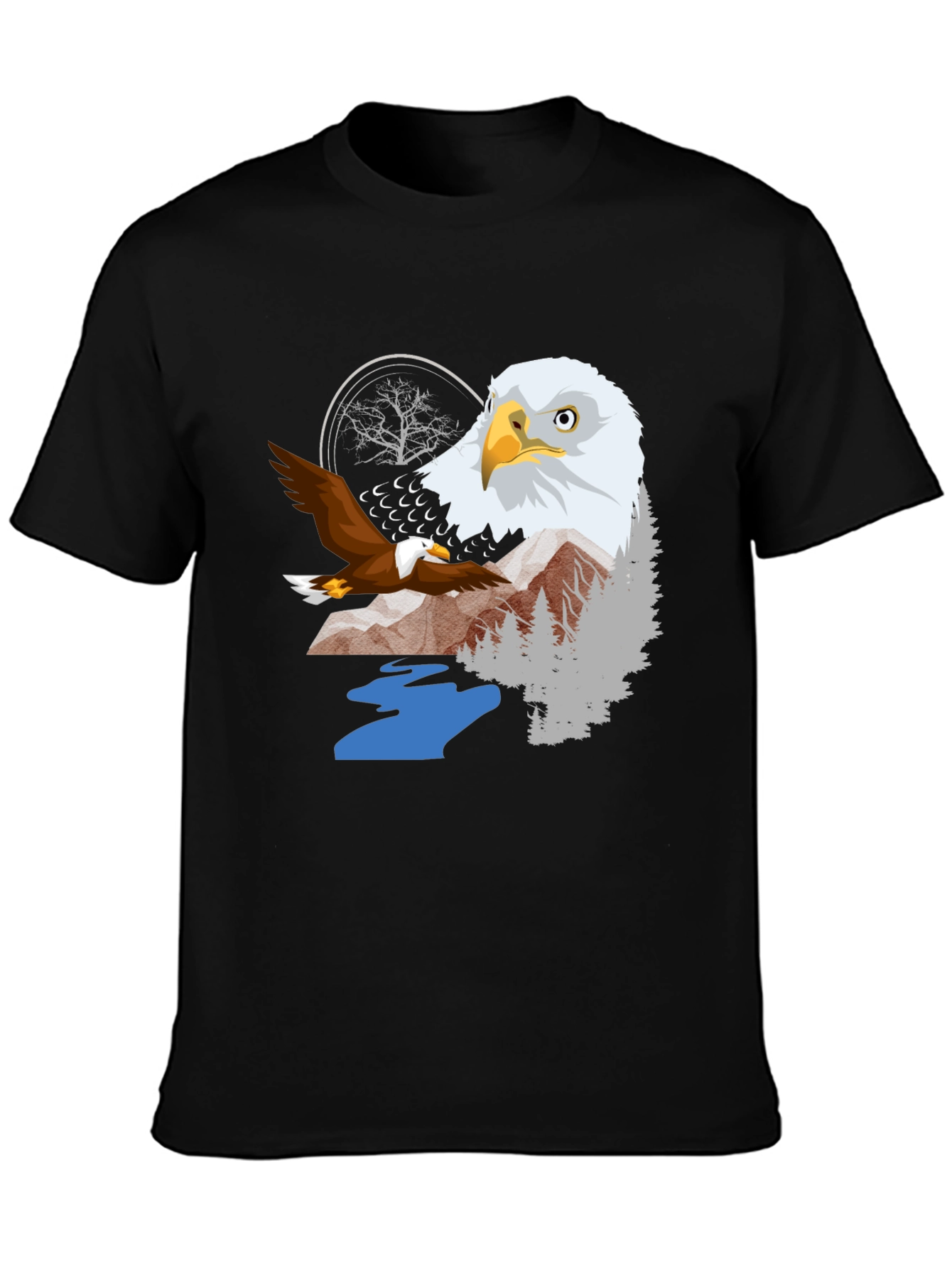 Eagle Graphic Tee - Nature Inspired T-Shirt