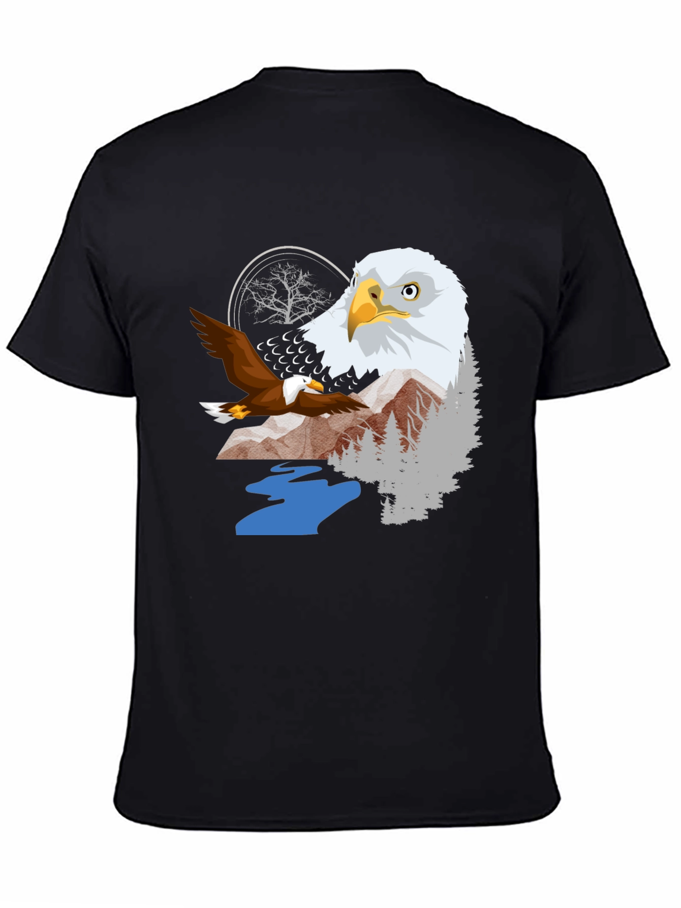 Eagle Graphic Tee - Nature Inspired T-Shirt