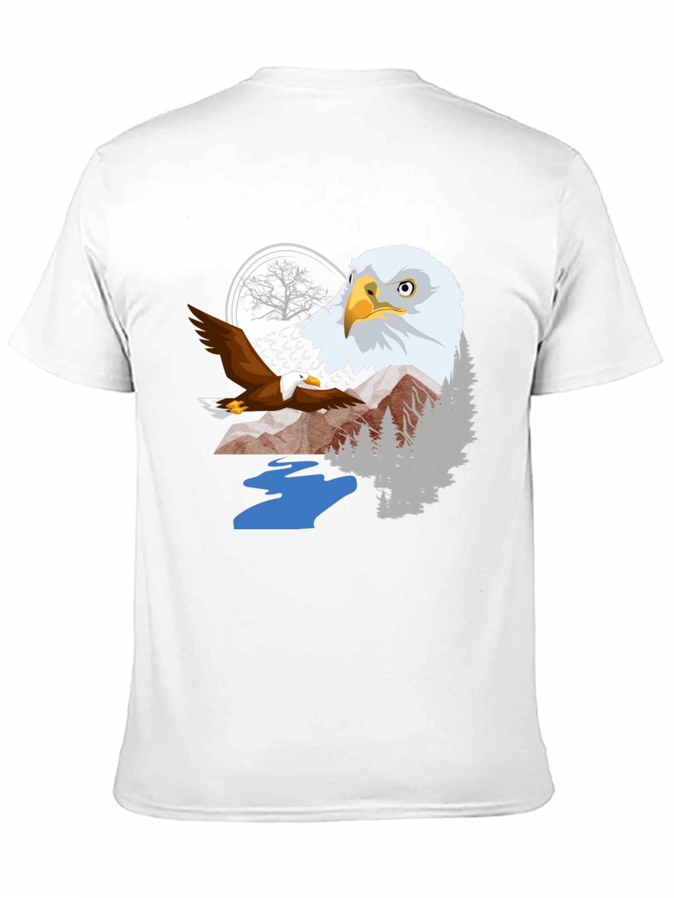 Eagle Graphic Tee - Nature Inspired T-Shirt