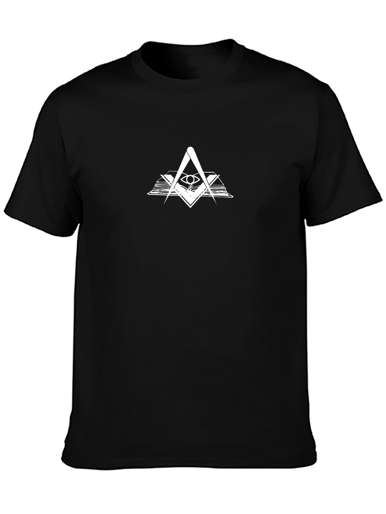 Mystic Eye Square & Compass Black T-Shirt