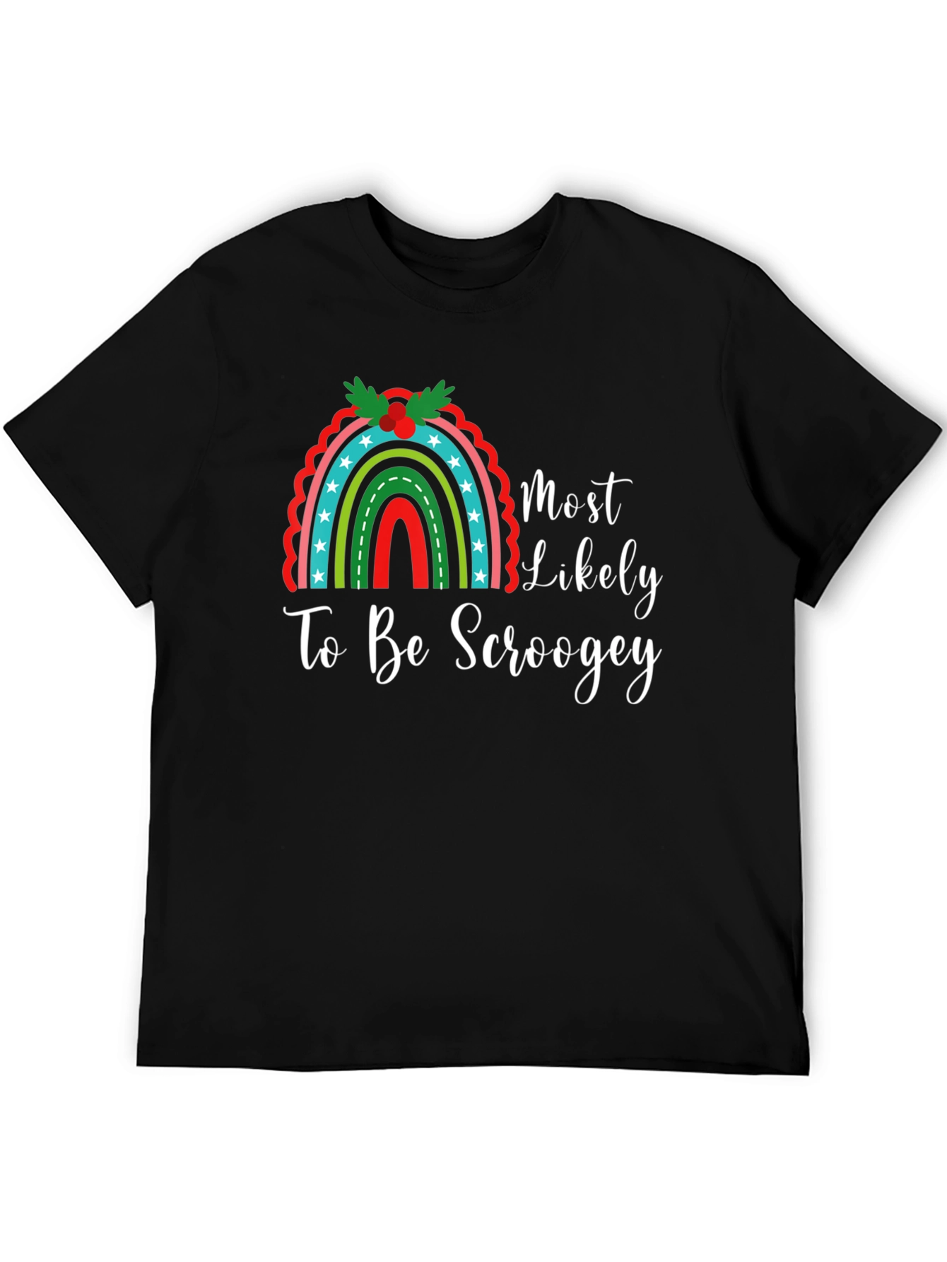 Most Likely To Be Scroogey Christmas Graphic Tee