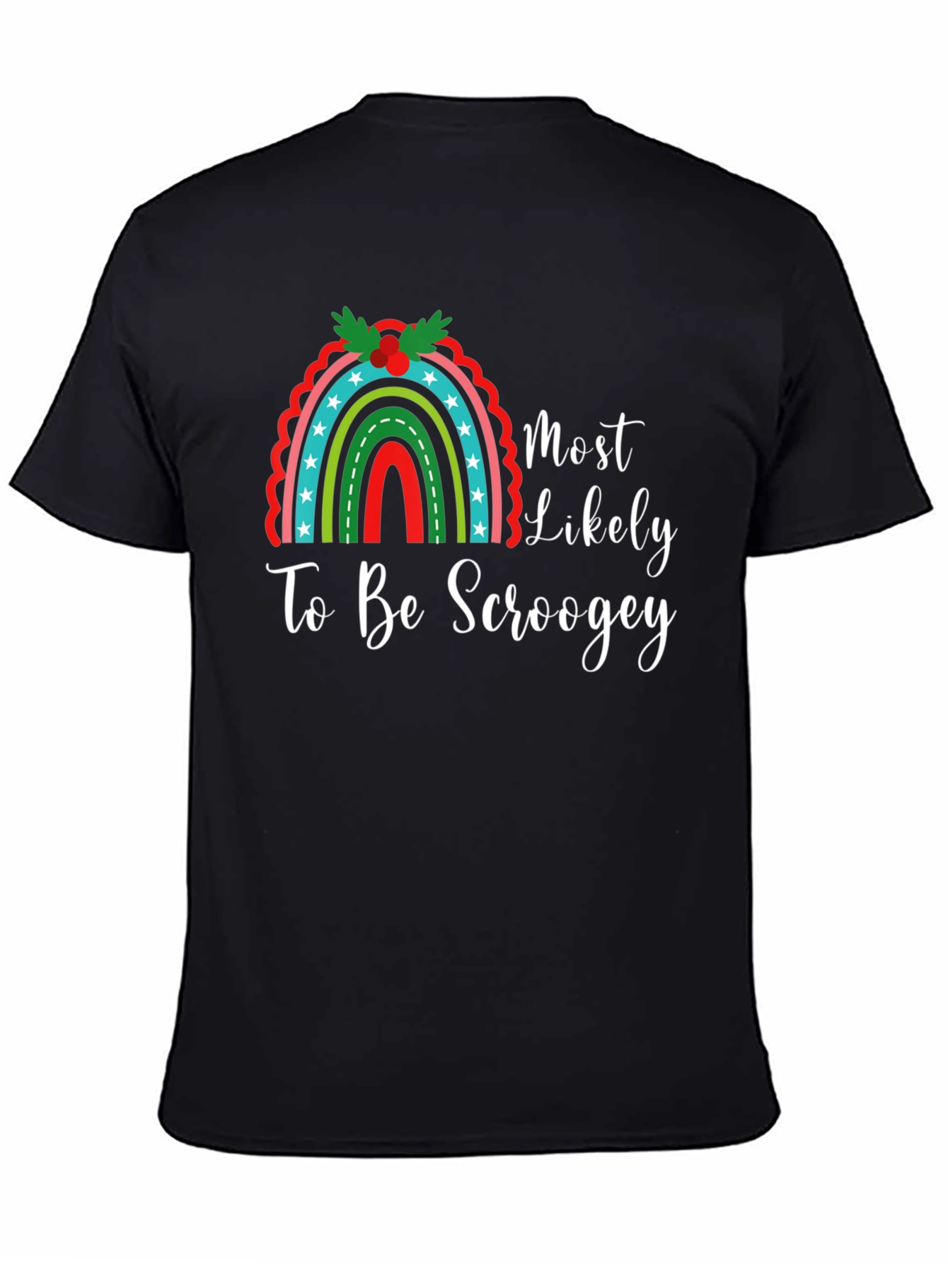 Most Likely To Be Scroogey Christmas Graphic Tee