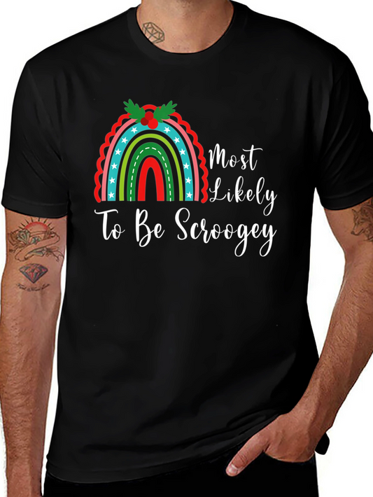 Most Likely To Be Scroogey Christmas Graphic Tee