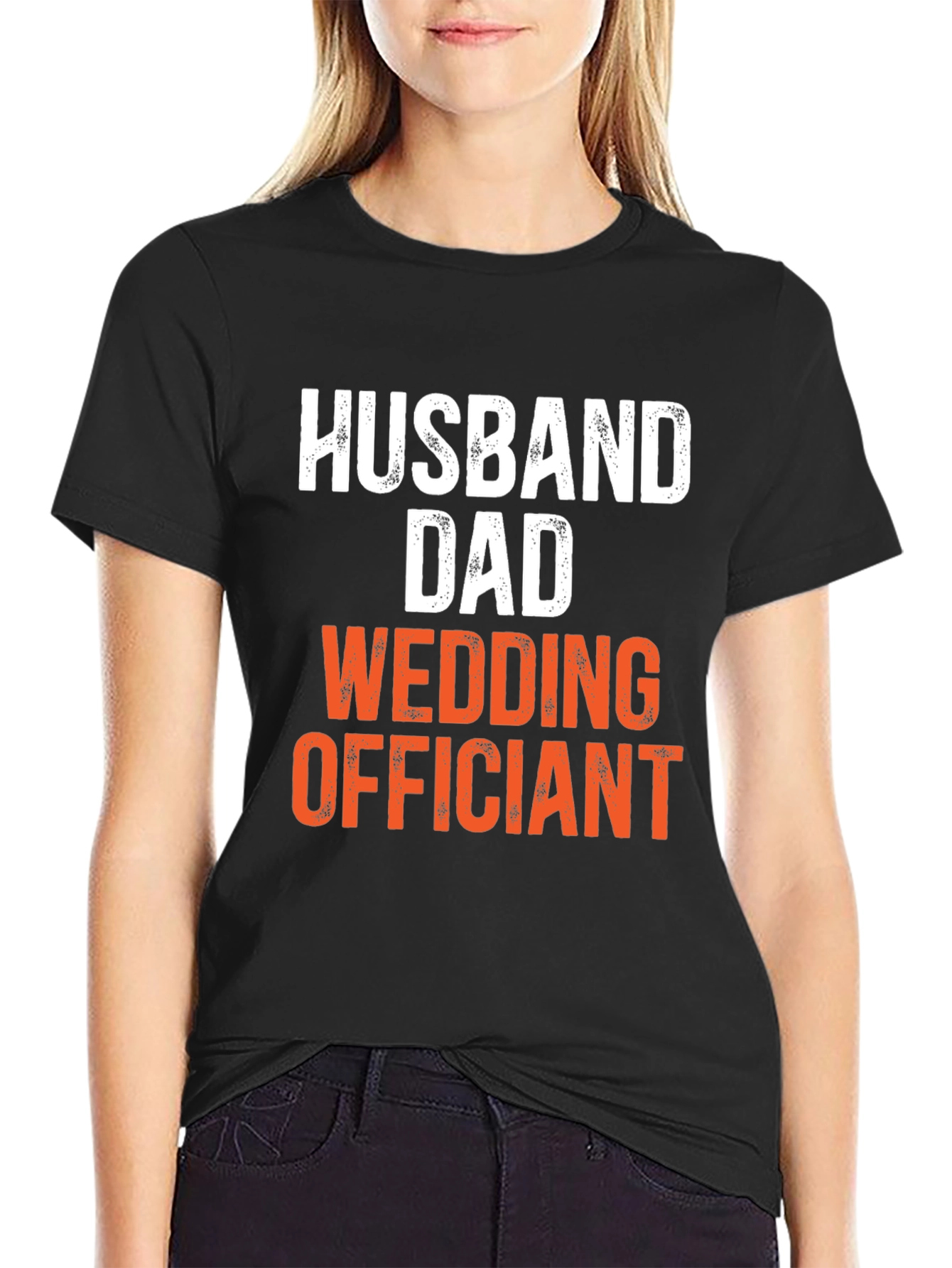 Husband Dad Wedding Officiant T-Shirt