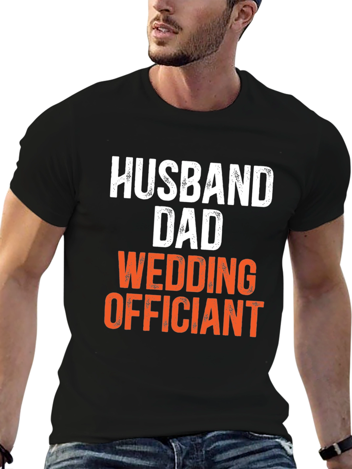 Husband Dad Wedding Officiant T-Shirt