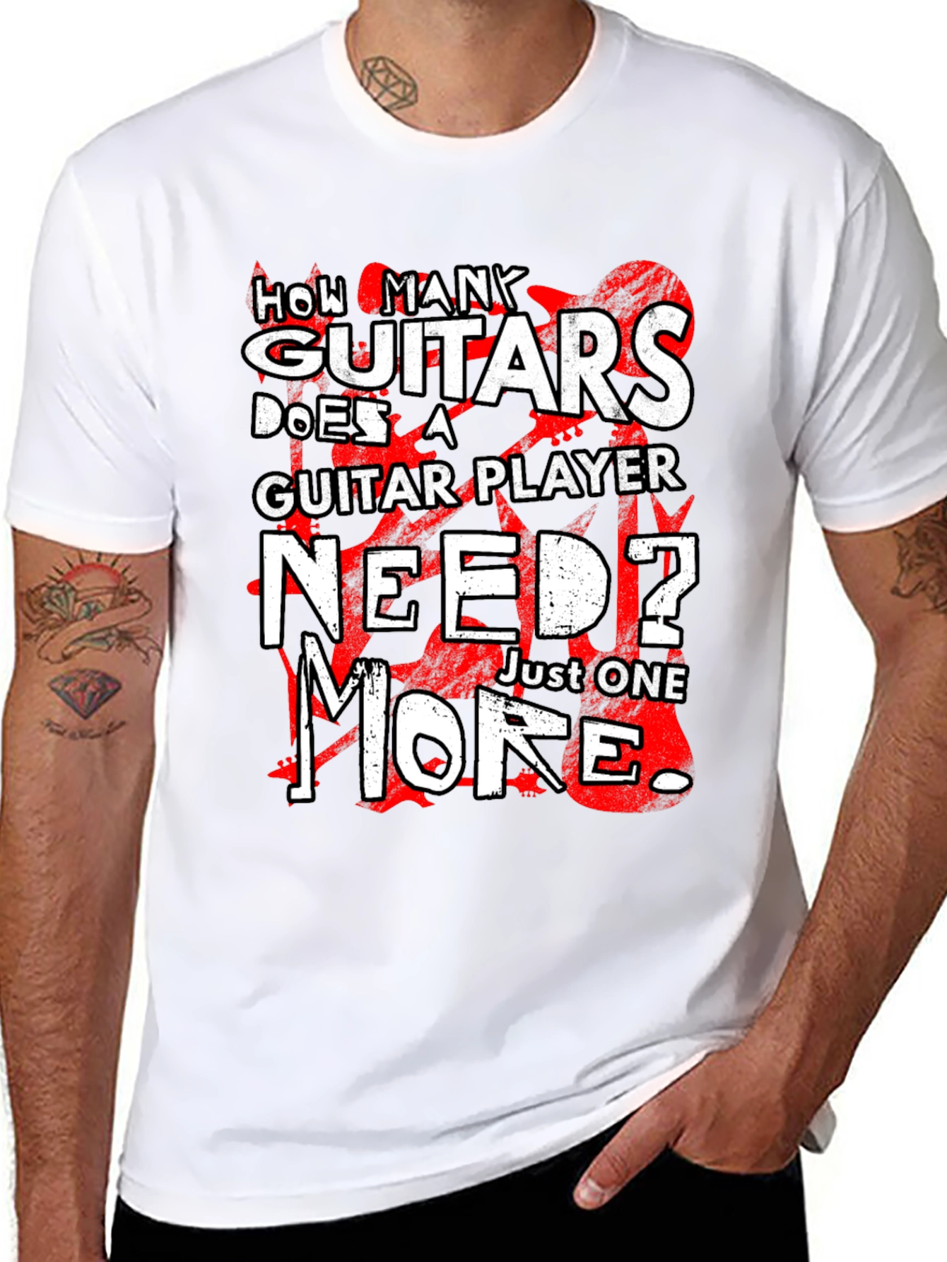 Guitar Lovers T-Shirt: Just One More!