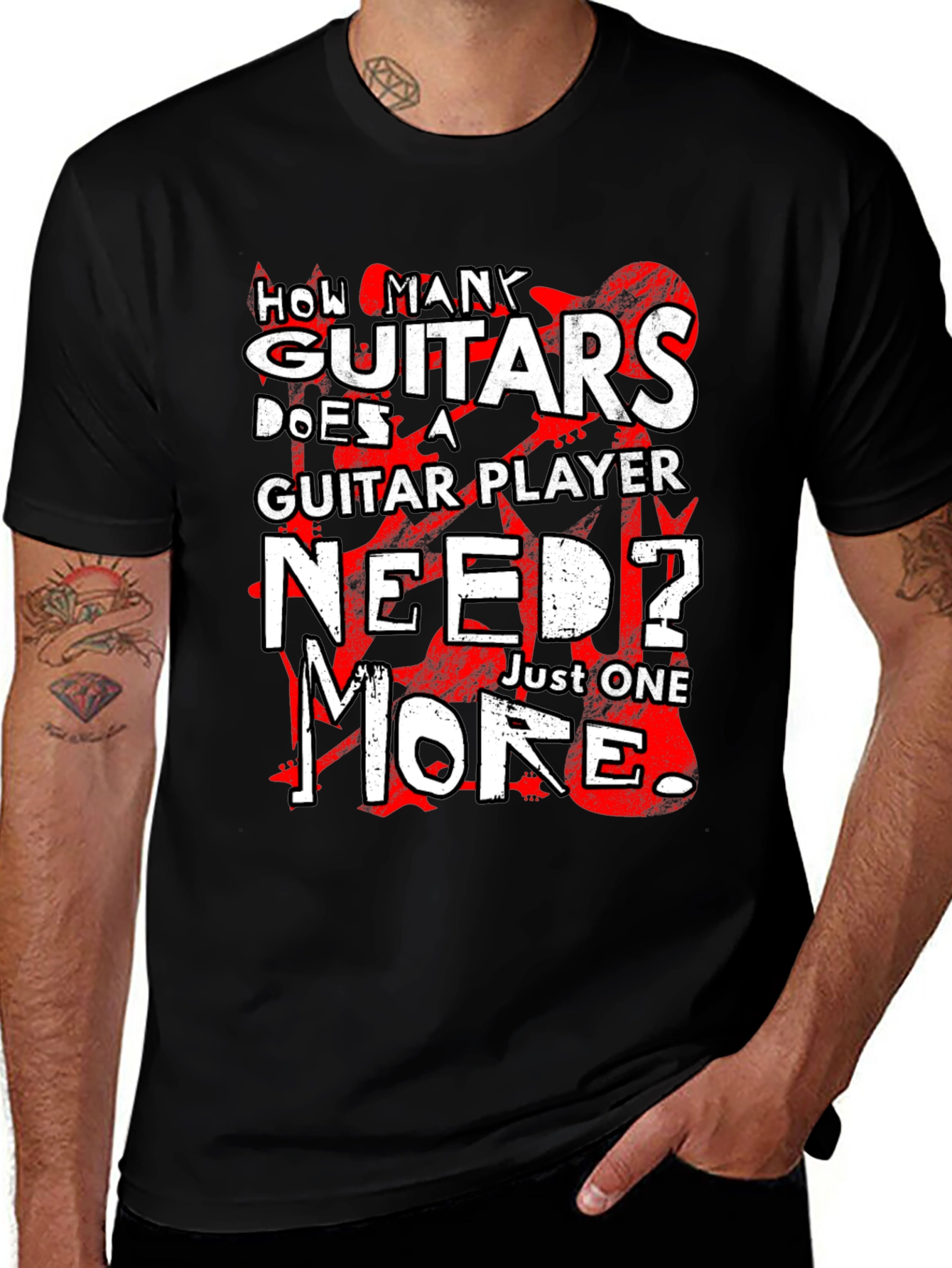 Guitar Lovers T-Shirt: Just One More!
