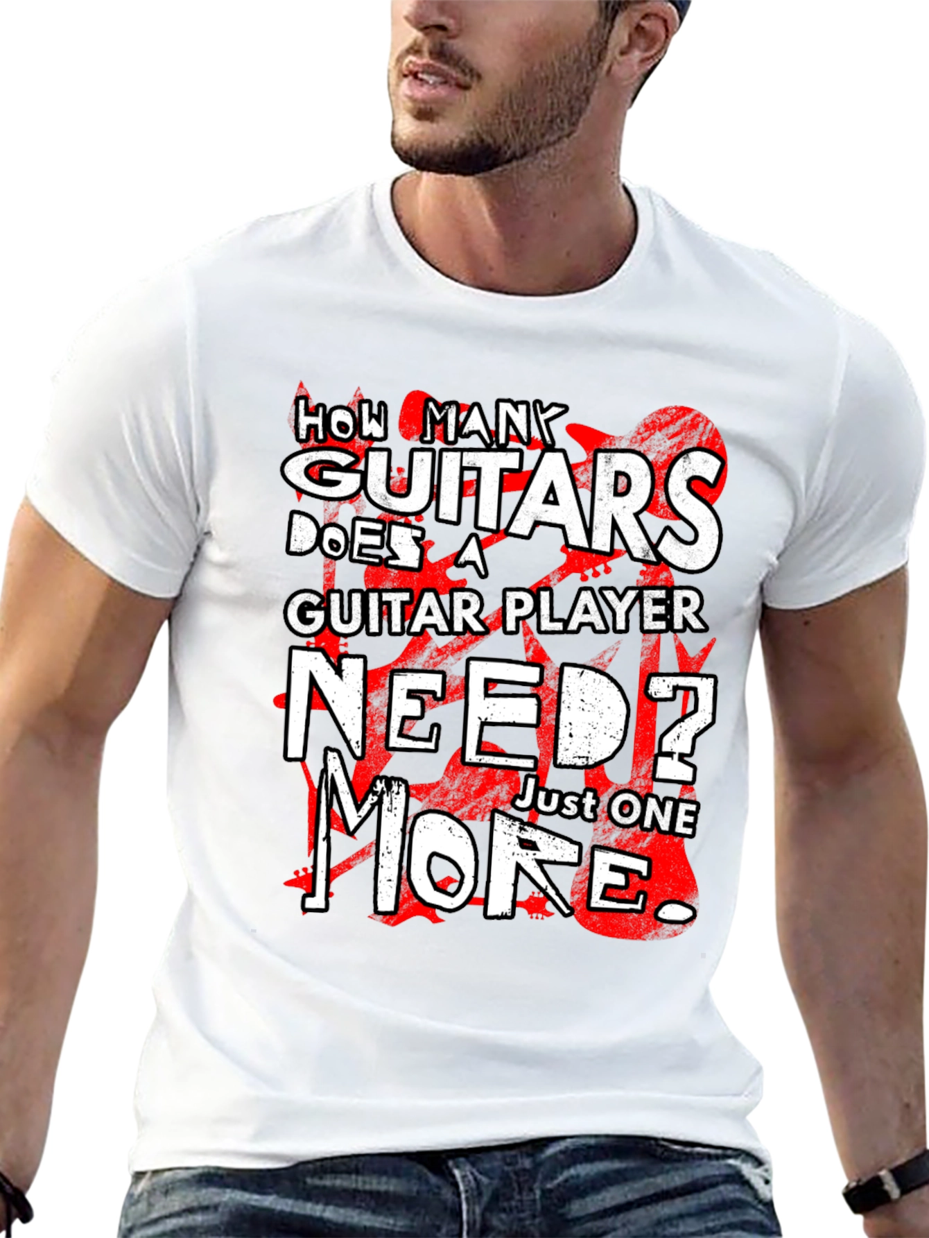 Guitar Lovers T-Shirt: Just One More!