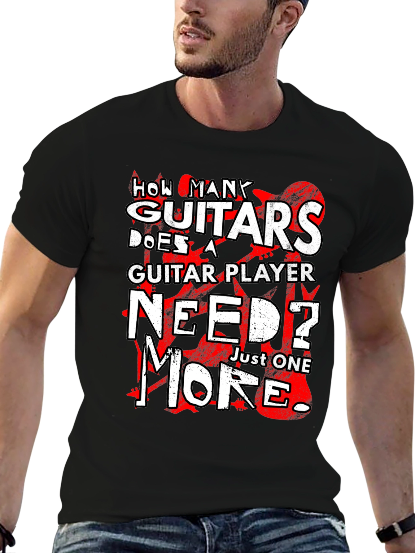 Guitar Lovers T-Shirt: Just One More!