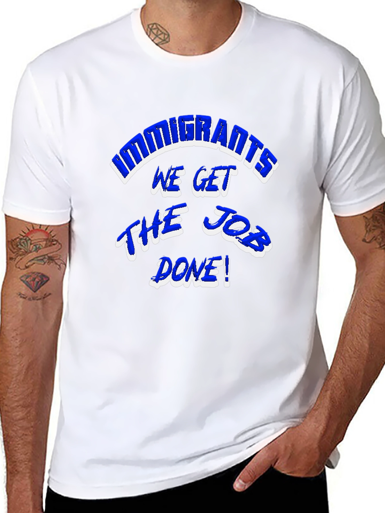 Immigrants Get The Job Done Graphic Tee
