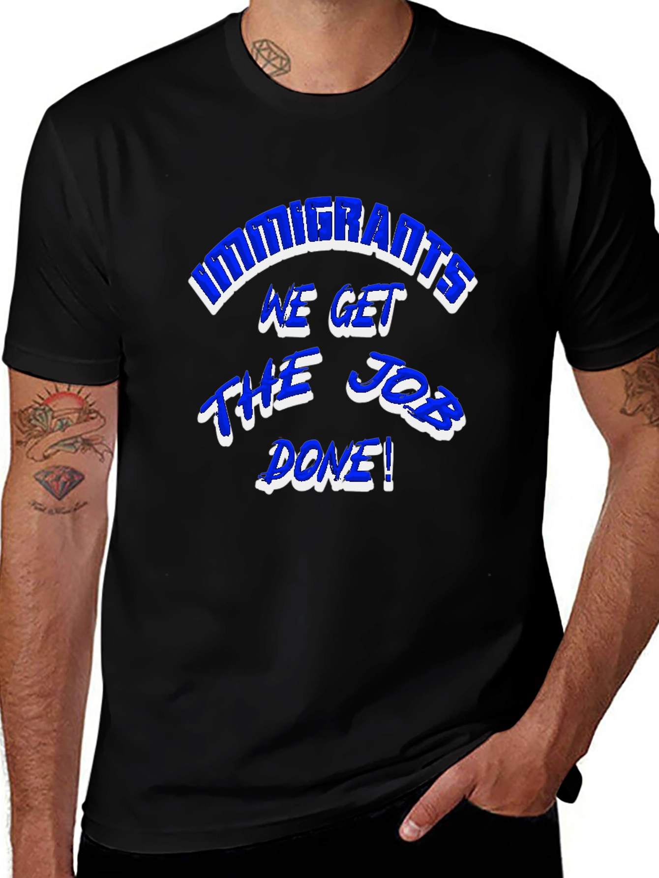 Immigrants Get The Job Done Graphic Tee