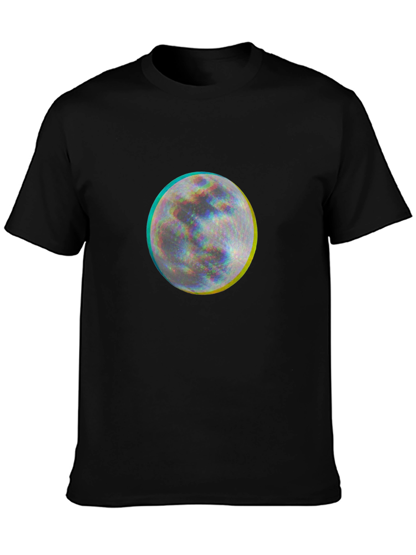 Moon Graphic T-Shirt - Soft Black Tee