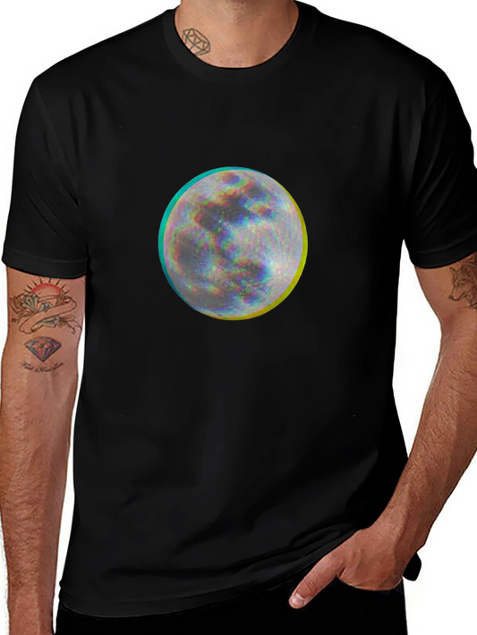 Moon Graphic T-Shirt - Soft Black Tee