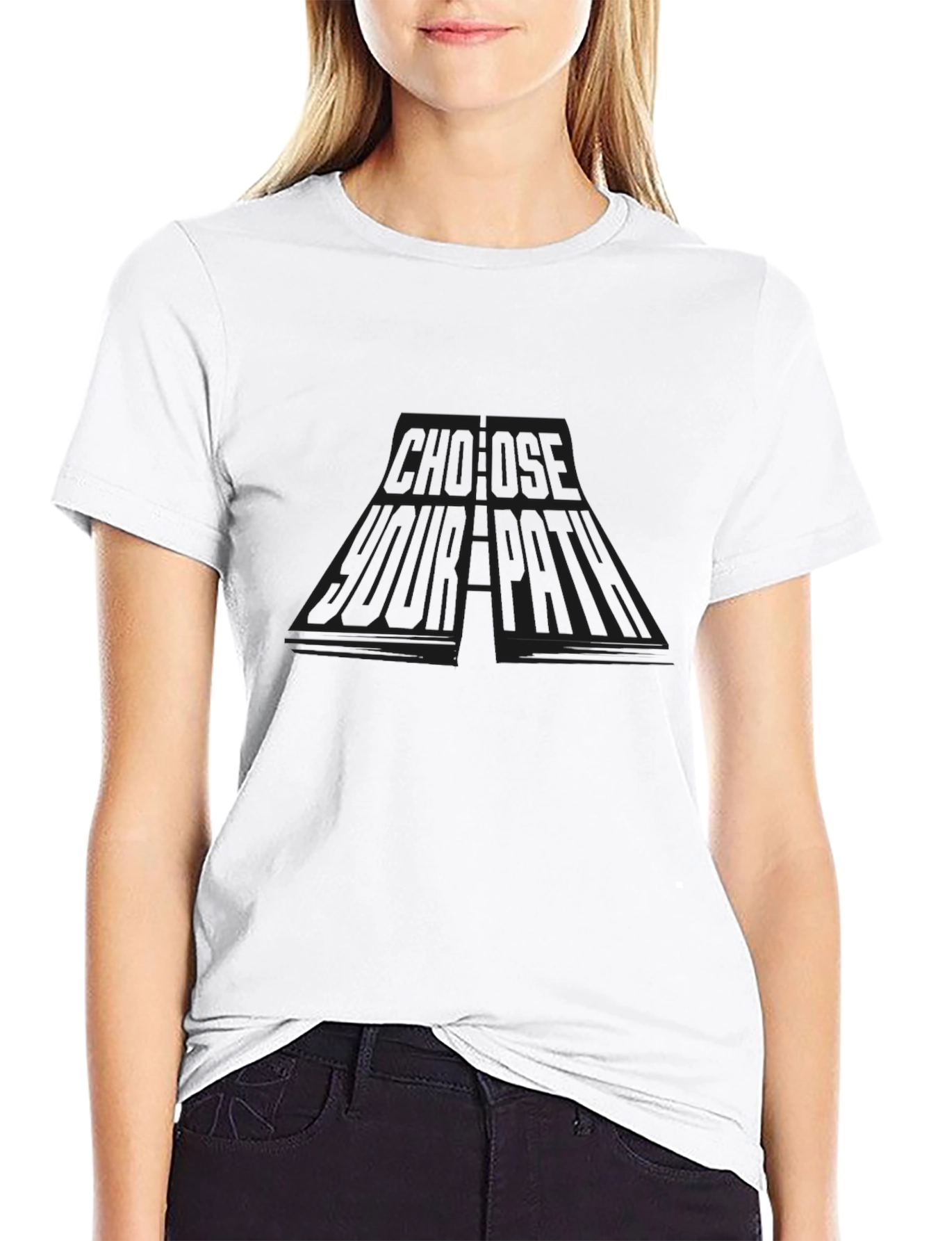 Choose Your Room Doorway Graphic Tee - Black