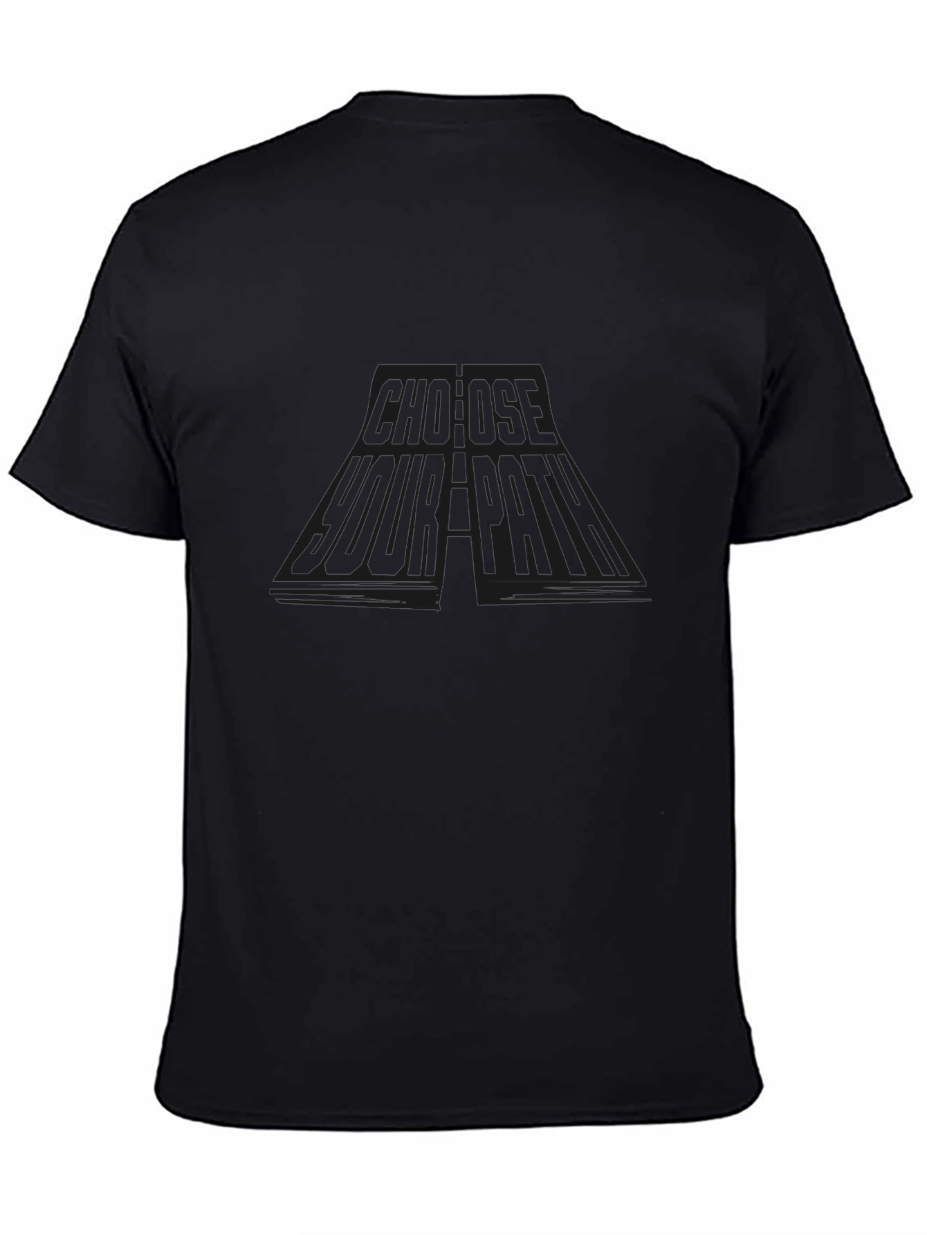 Choose Your Room Doorway Graphic Tee - Black