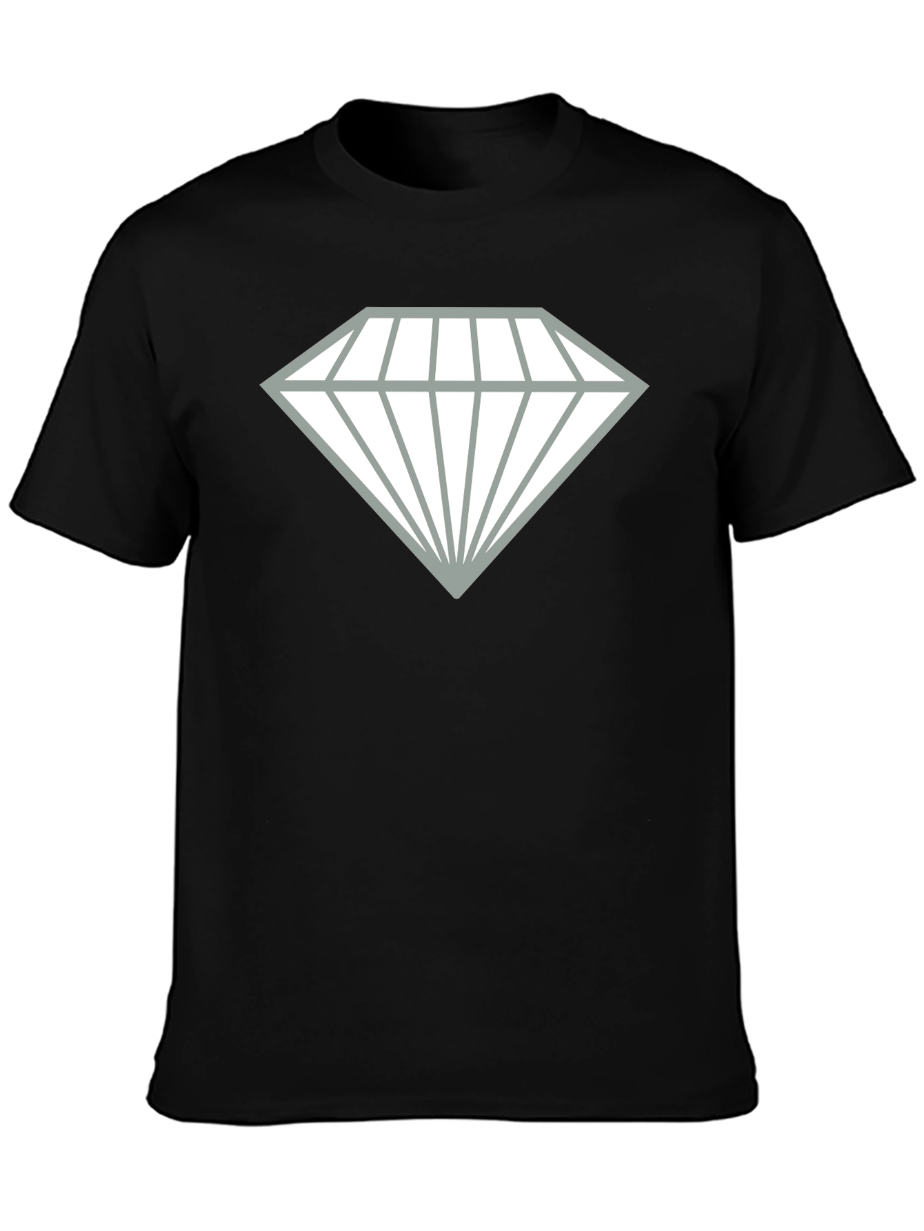 Diamond Graphic Black T-Shirt