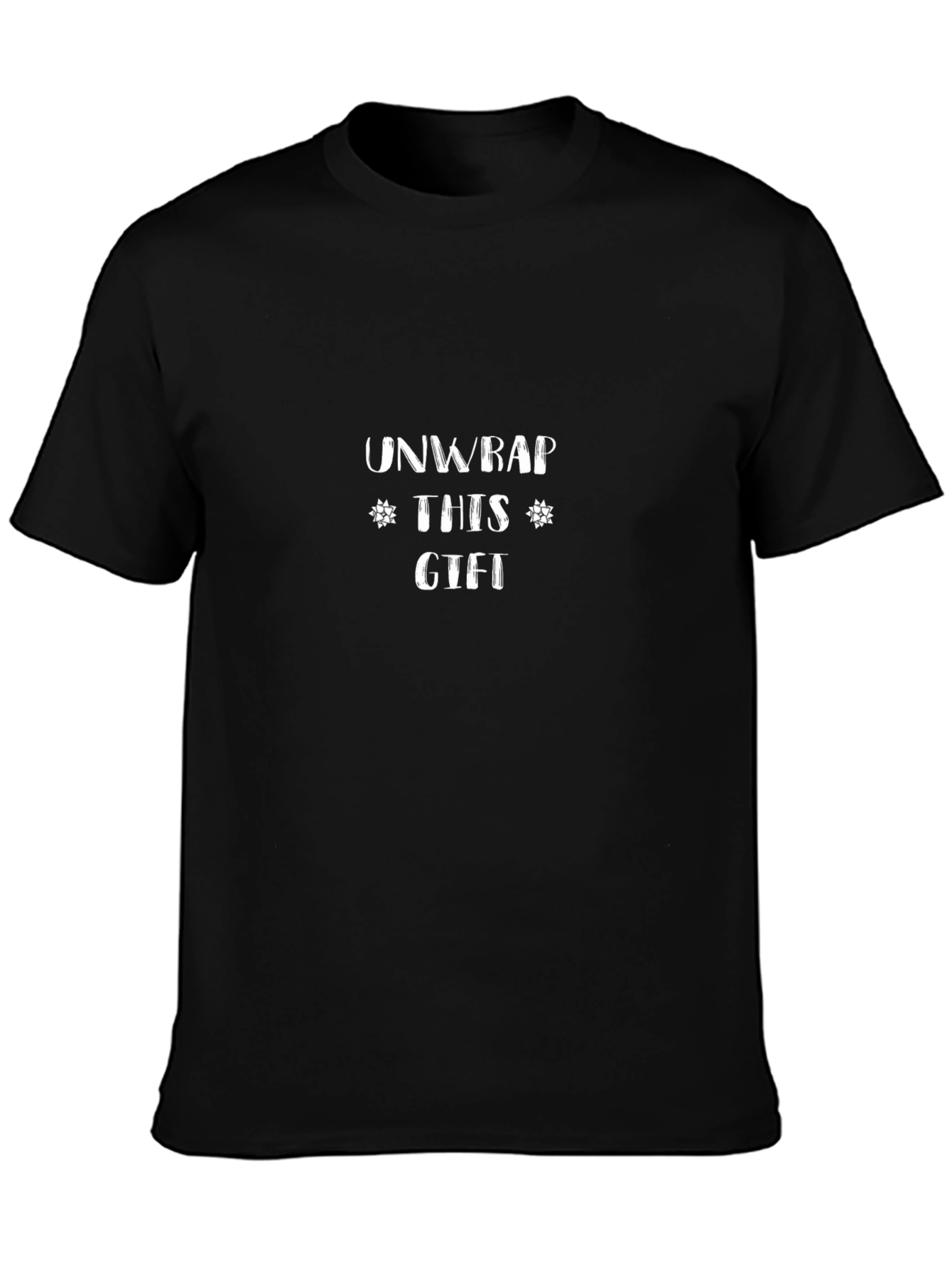 Unwrap This Gift Black T-Shirt