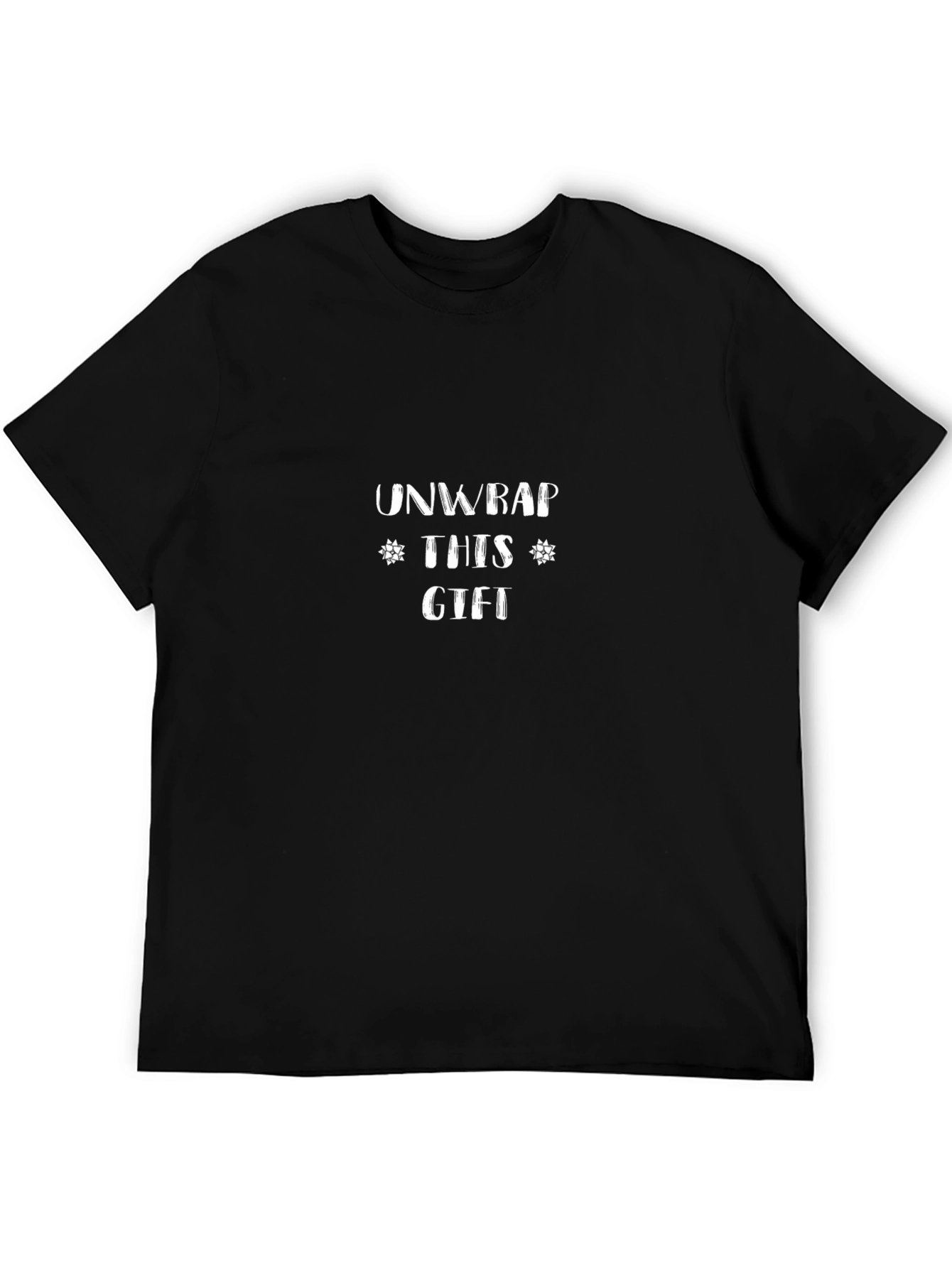 Unwrap This Gift Black T-Shirt